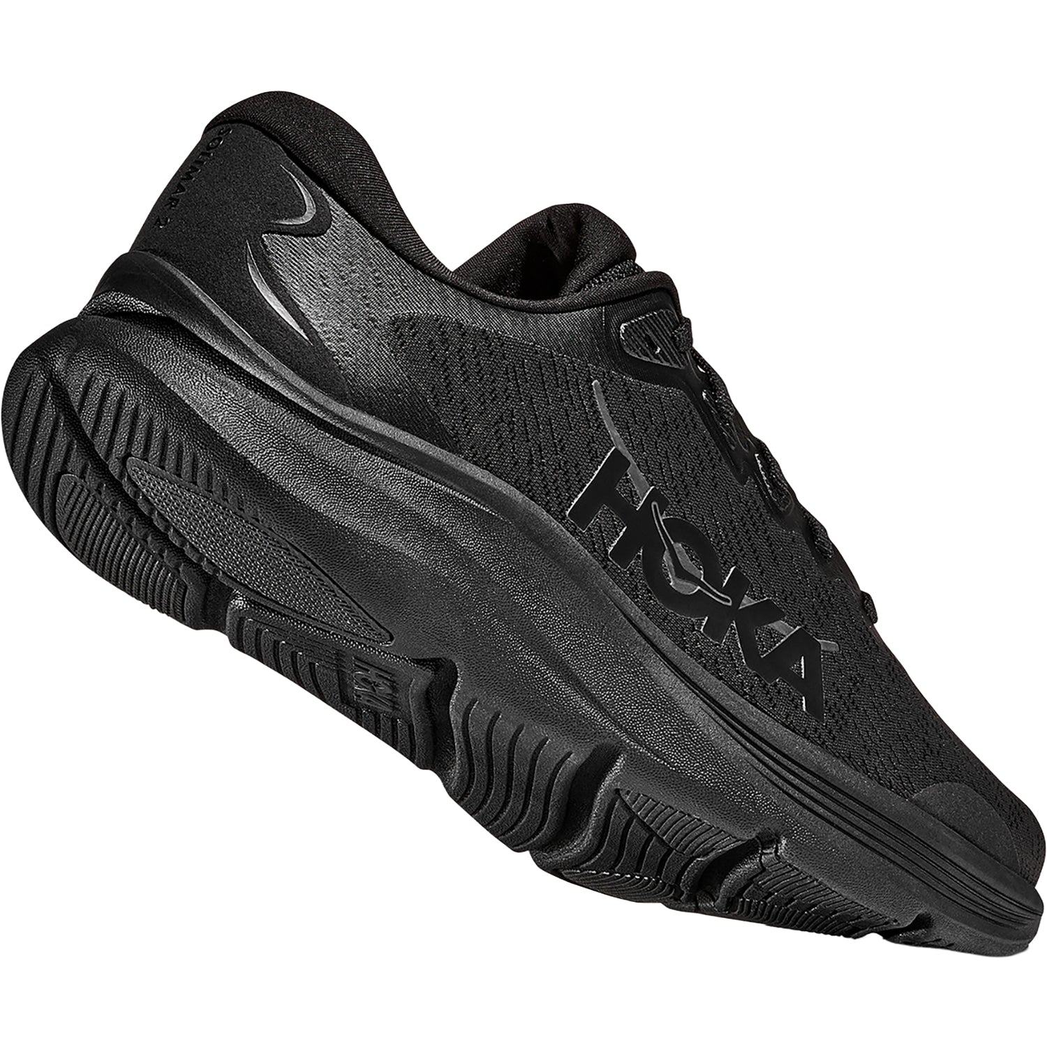 Womens Hoka one one Hoka Solimar 2 (Neutral Support) Women's Athletic Shoes Black/Black Black/Black