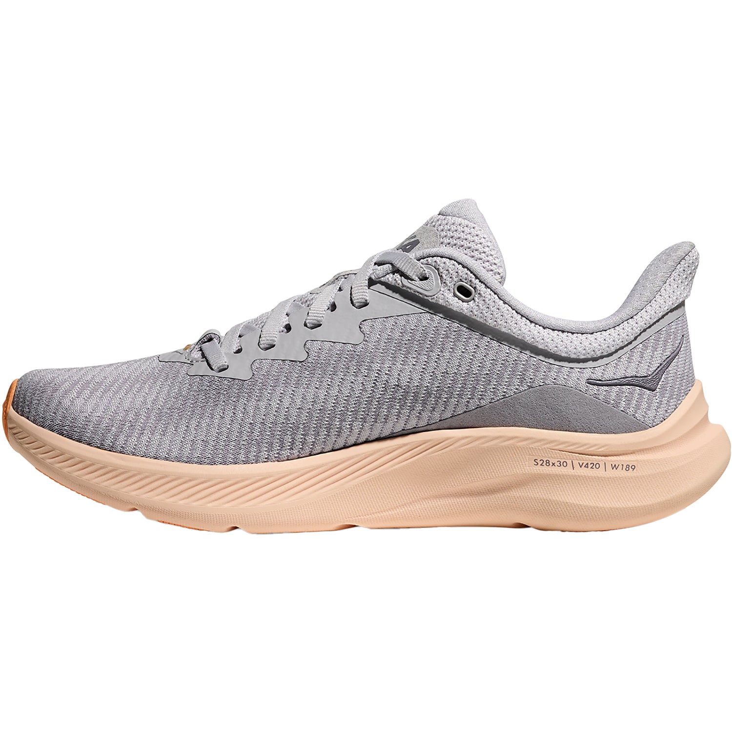 Womens Hoka one one Hoka Solimar Women's Athletic Shoes Cosmic Grey/Tangerine Glow Cosmic Grey/Tangerine Glow