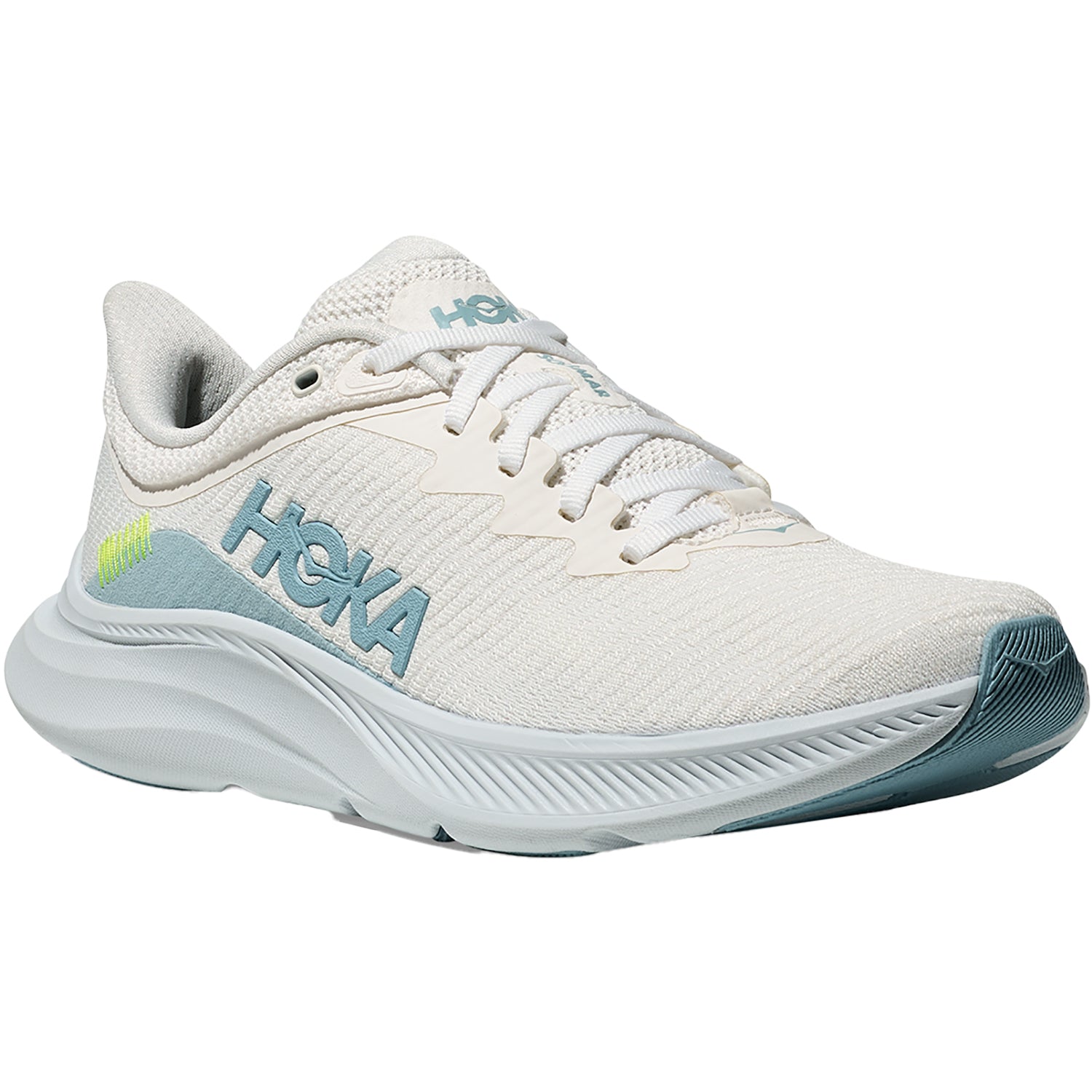 Womens Hoka one one Hoka Solimar Women's Athletic Shoes White/Tundra Blue White/Tundra Blue