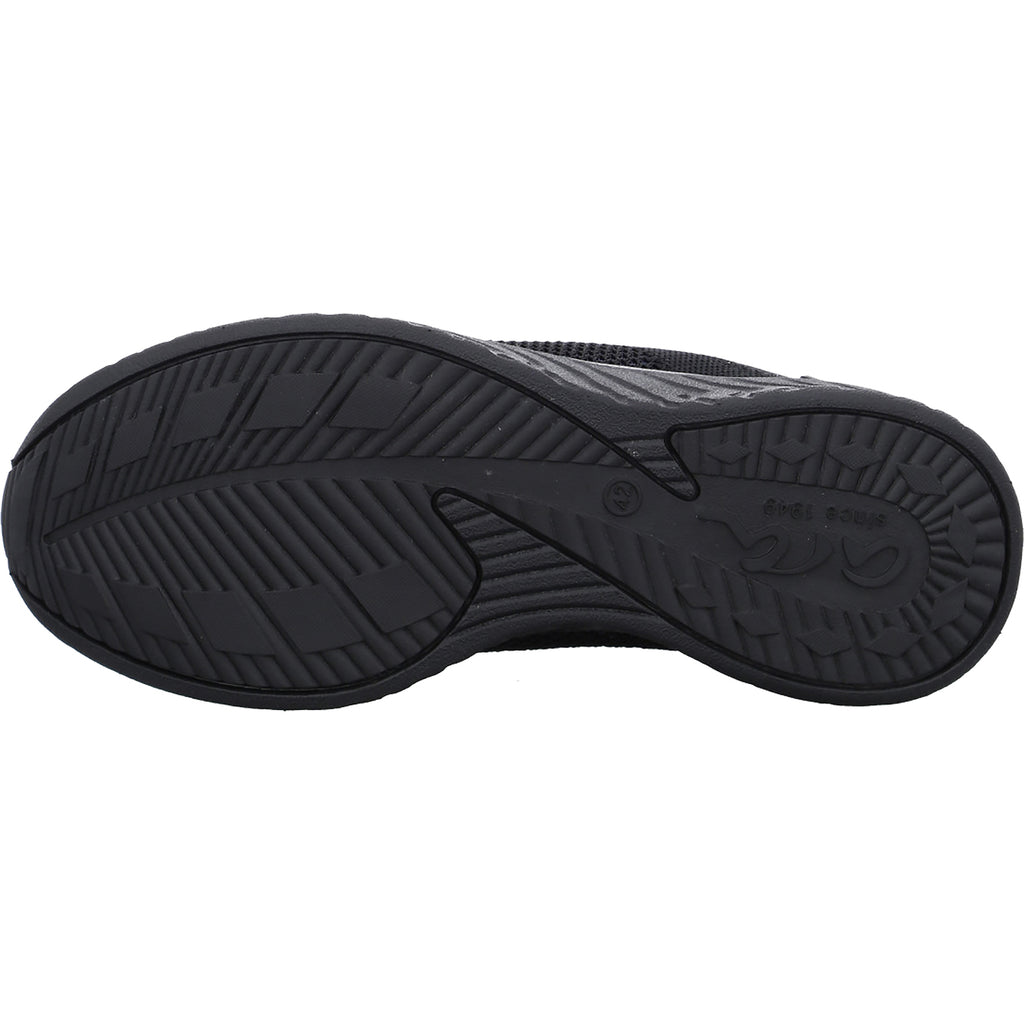 Mens Ara shoes Men's Ara Spokane Black Woven Stretch Fabric Black Woven Stretch Fabric