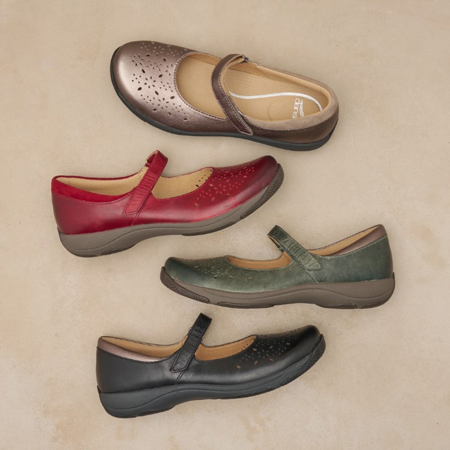 Womens Dansko Women's Dansko Stacy Pewter Metallic Pewter Metallic