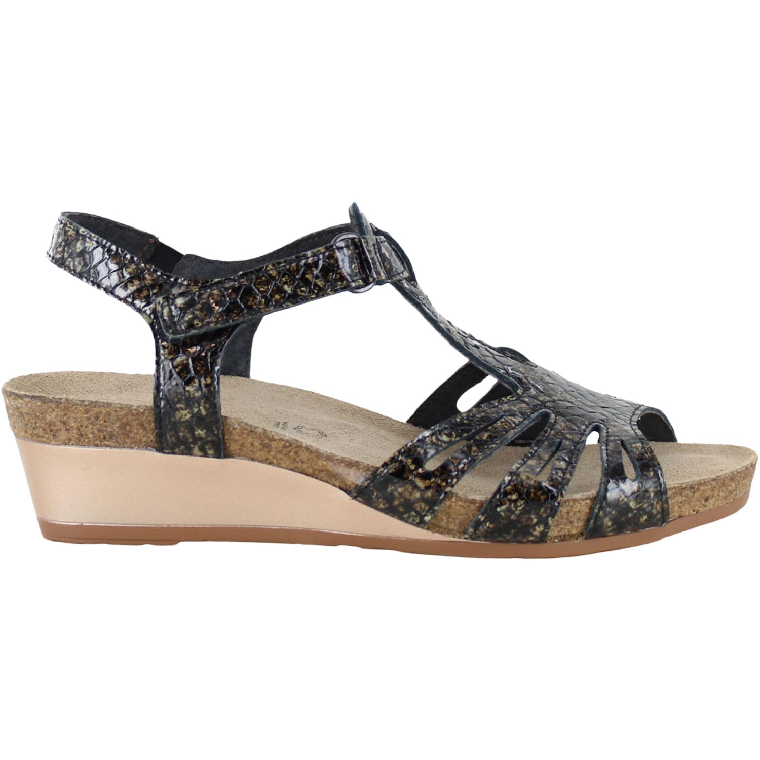 Womens Naot Naot Starlet Women's Dress Sandals Reptile Patent Leather Reptile Patent Leather
