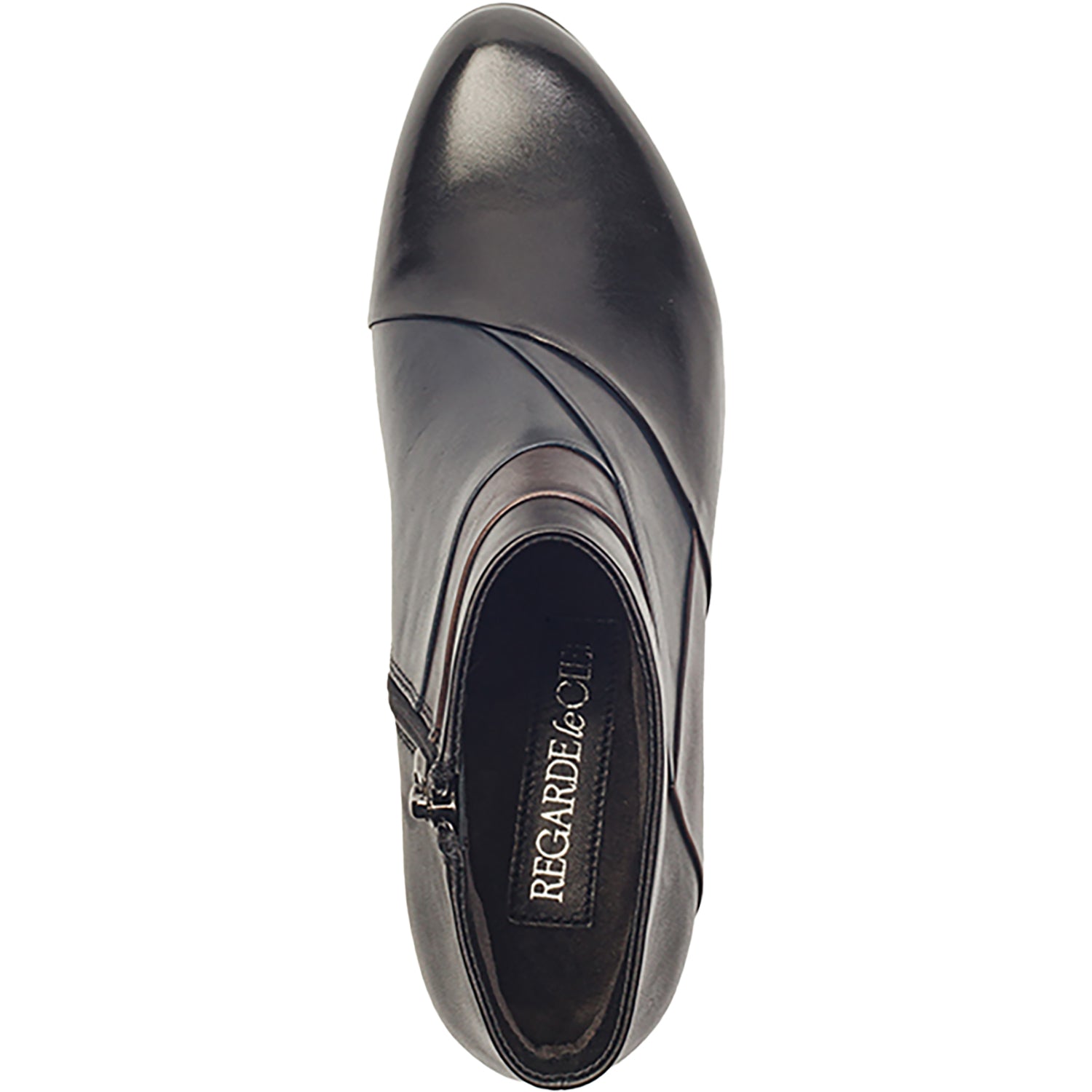 Regarde Le Ciel Stefany-396 6417 Women's Boots Black/Muddy/Navy Leather - 39 / Medium by Footwear etc.
