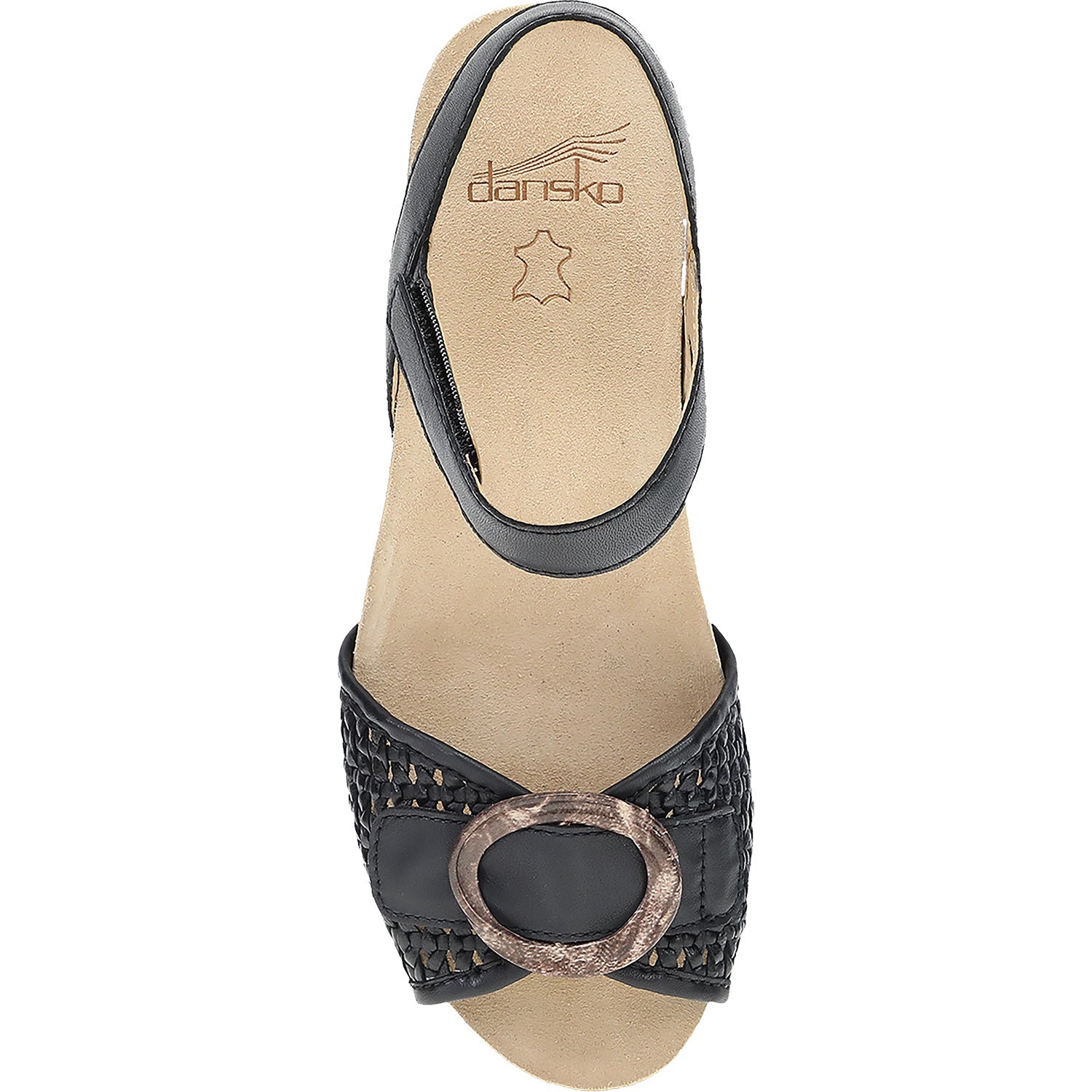 Womens Dansko Dansko Stella Women's Wedge Sandals Black Woven Black Woven