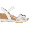 Womens Dansko Dansko Stella Women's Wedge Sandals White Woven White Woven