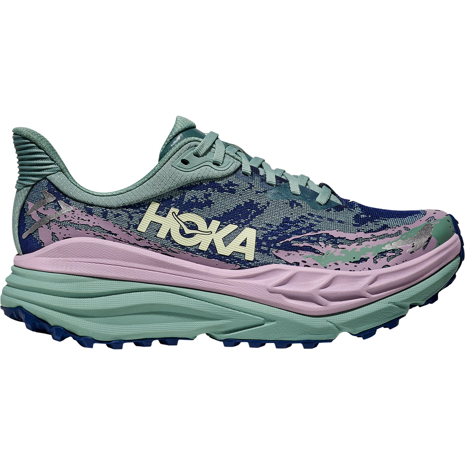 Womens Hoka one one Women's Hoka Stinson 7 Rosemary/Fragrant Lilac (Stability Support/Trail) Rosemary/Fragrant Lilac