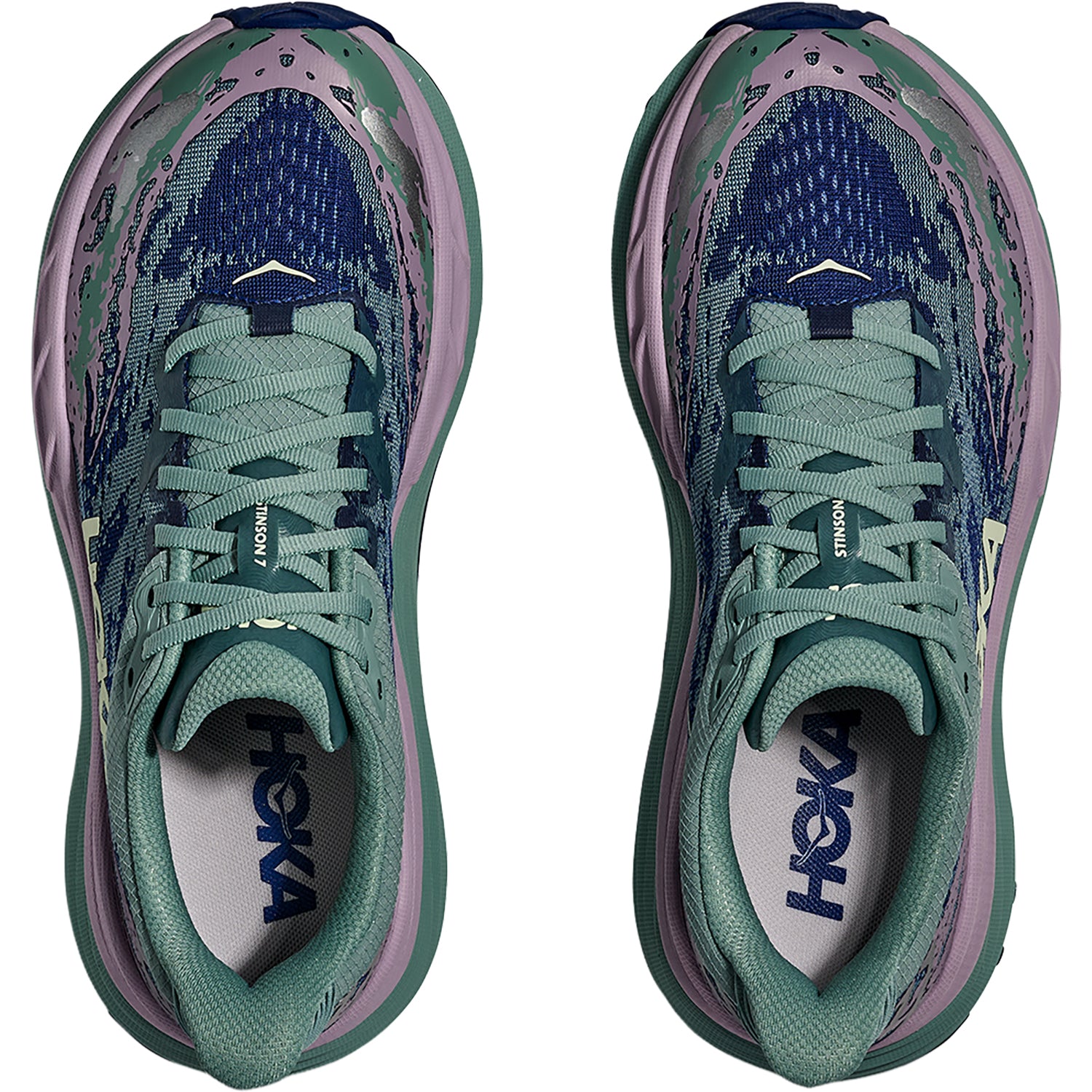 Womens Hoka one one Women's Hoka Stinson 7 Rosemary/Fragrant Lilac (Stability Support/Trail) Rosemary/Fragrant Lilac