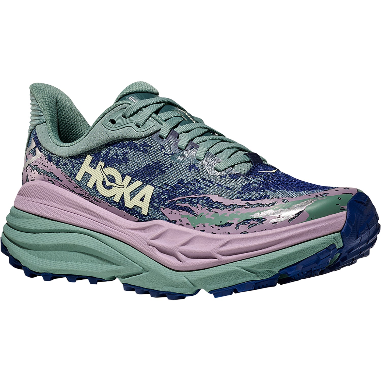 Womens Hoka one one Women's Hoka Stinson 7 Rosemary/Fragrant Lilac (Stability Support/Trail) Rosemary/Fragrant Lilac