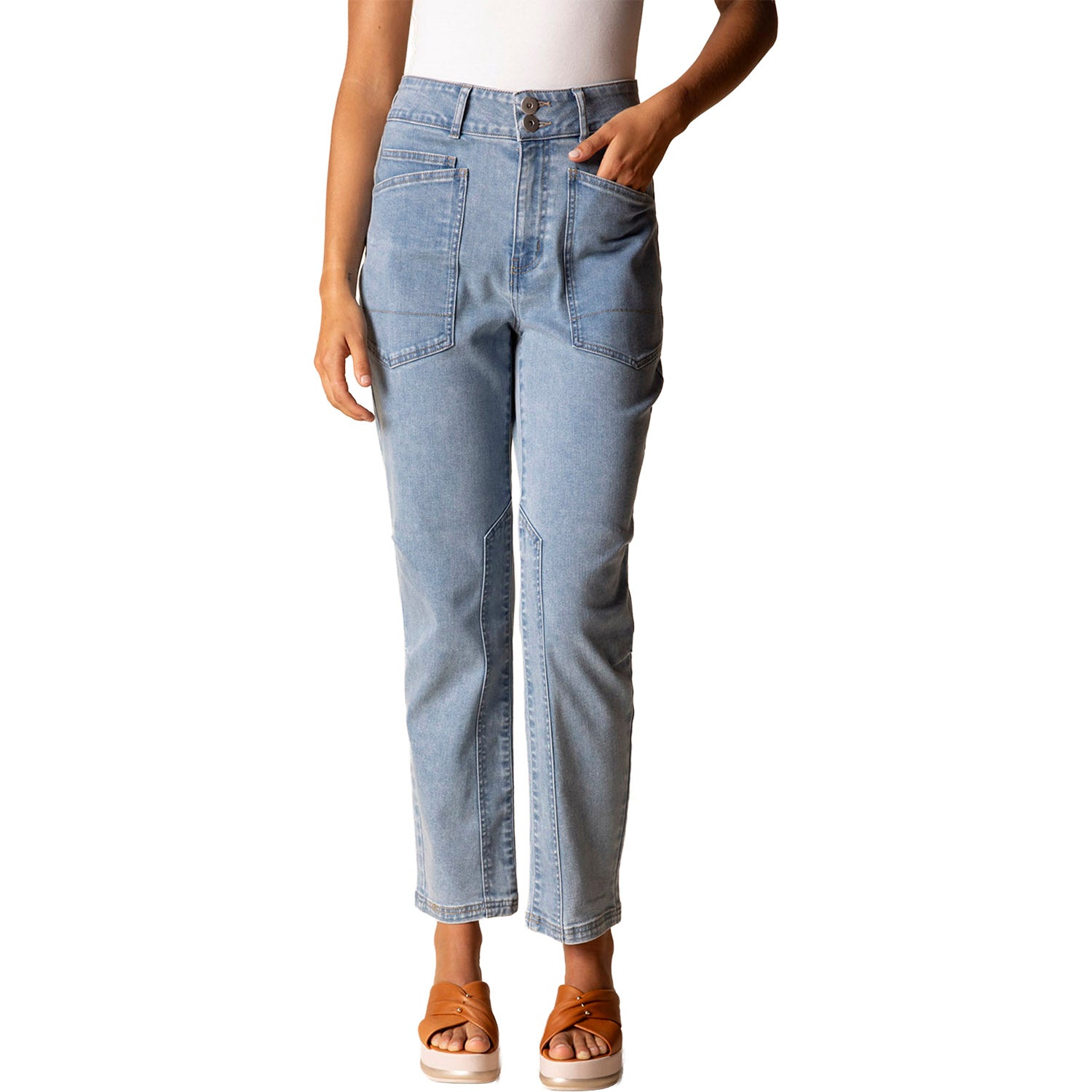 Womens Habitat Habitat Stretch Denim Adventure Jean Women's Pants Light Denim Light Denim