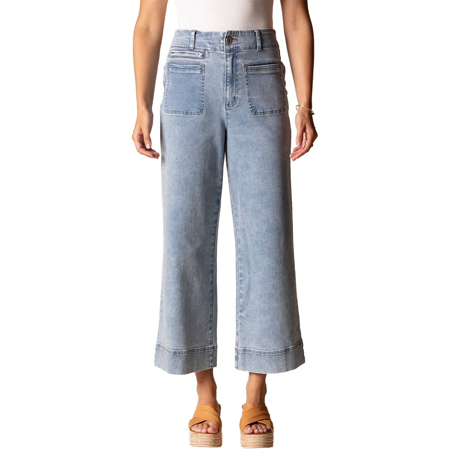 Womens Habitat Habitat Stretch Denim Refreshed Crop Jean Women's Jeans Light Denim Light Denim
