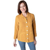 Womens Habitat Women's Habitat Sun Washed Jacquard Seamed Pocket Jacket Honey Honey