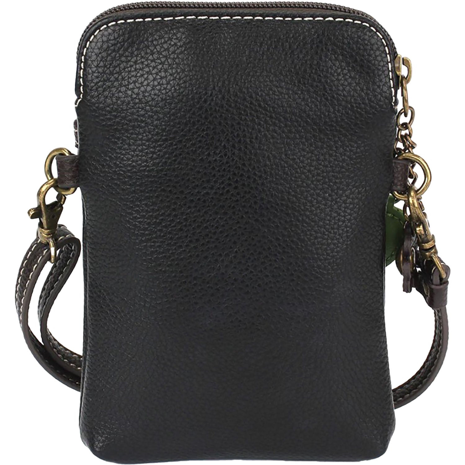 Chala Chala Sunflower Cell Phone Crossbody Handbag Black Black