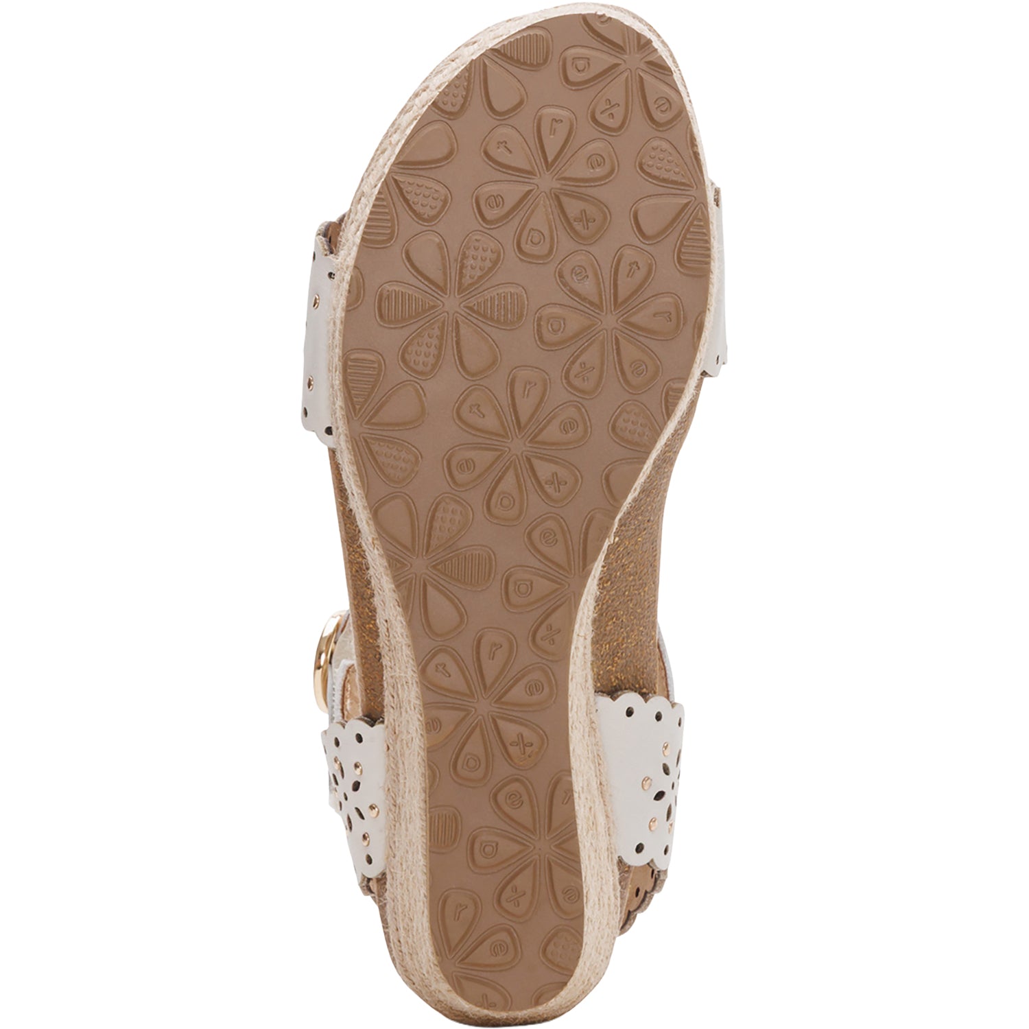 Aetrex Sydney Women's Wedge Sandals Ivory Cutout – Footwear etc.