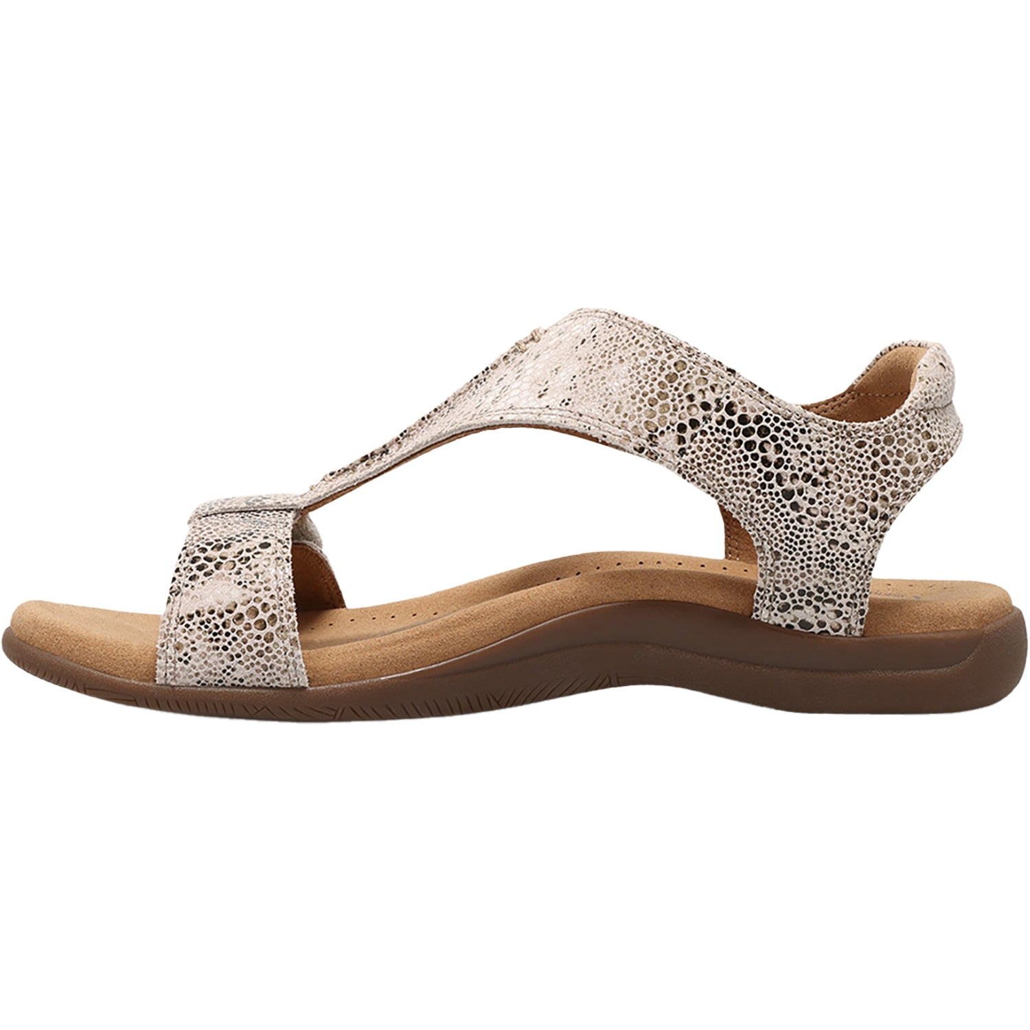 Womens Taos Taos The Show Women's Sandals Brown Snake Brown Snake