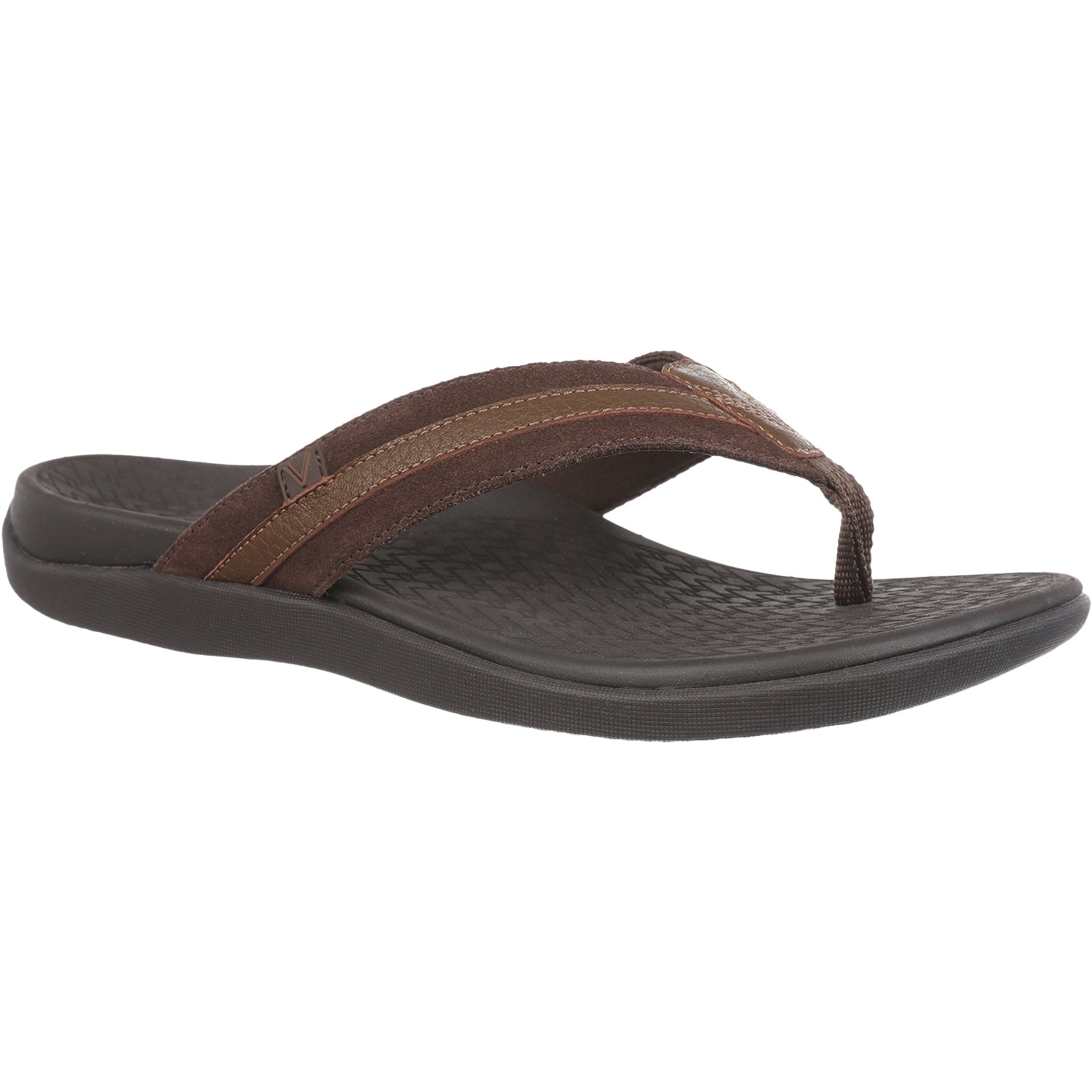 Mens Vionic Vionic Tide II Men's Sandals Thong Sandals Chocolate Ganache Chocolate Ganache