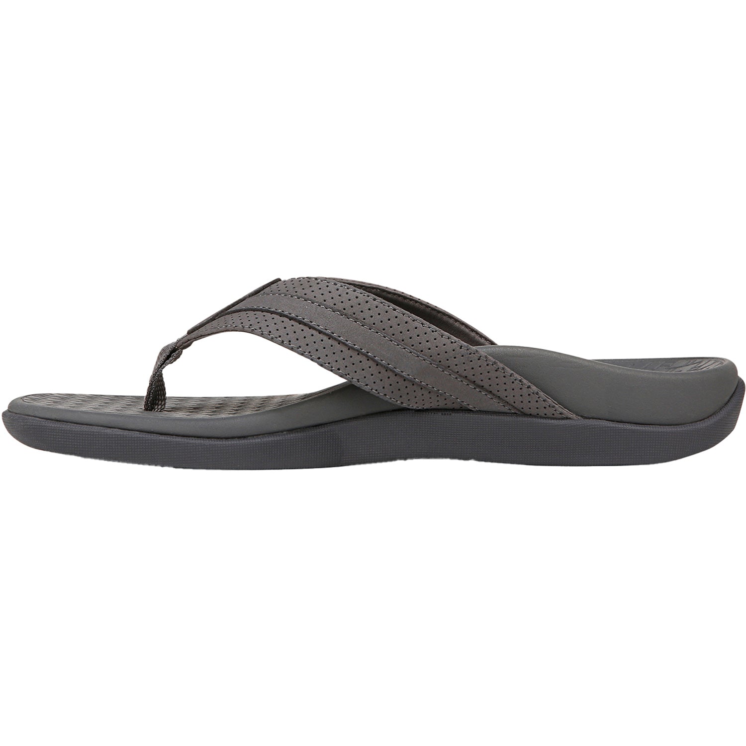 Mens Vionic Vionic Tide II Men's Sandals Thong Sandals Charcoal Charcoal