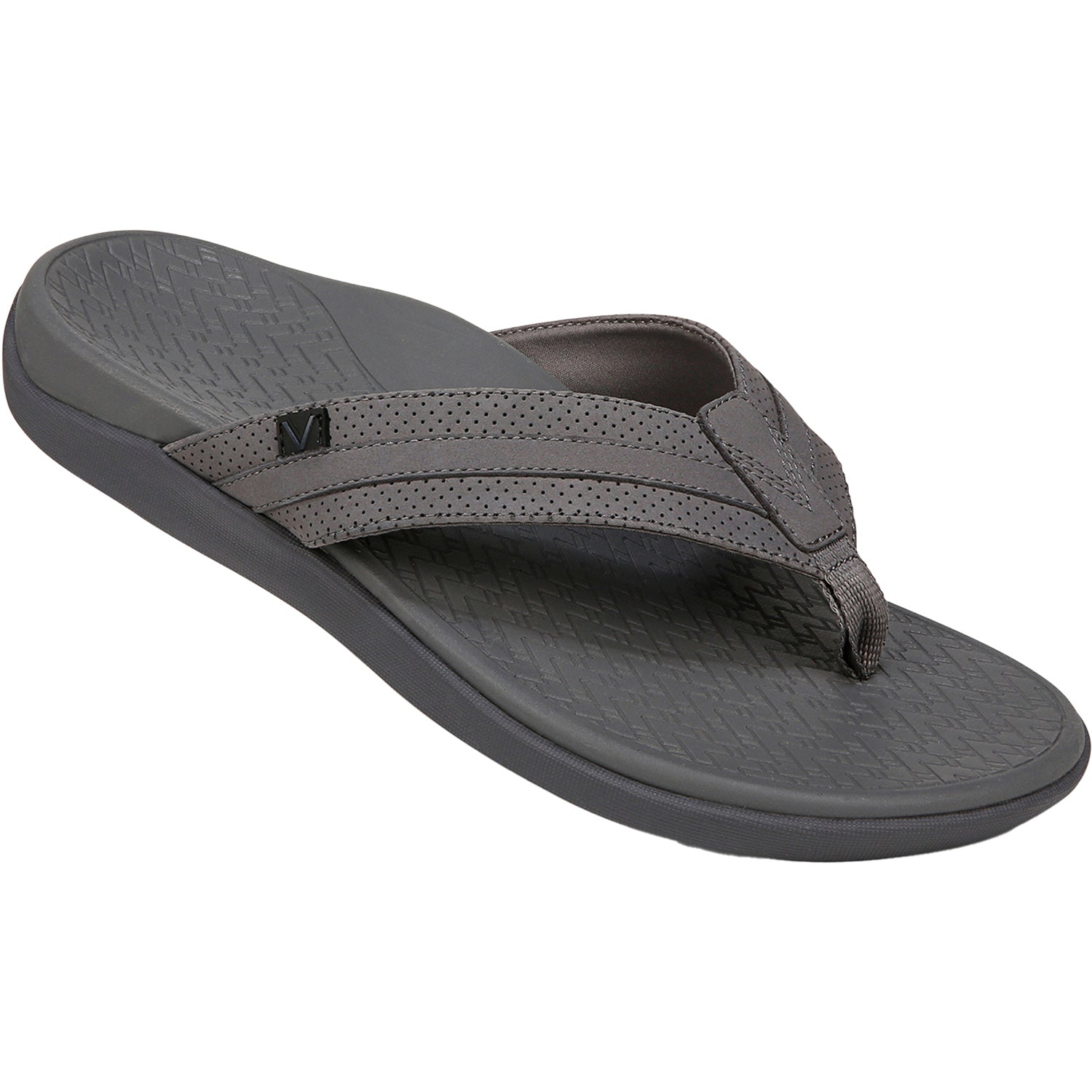 Mens Vionic Vionic Tide II Men's Sandals Thong Sandals Charcoal Charcoal