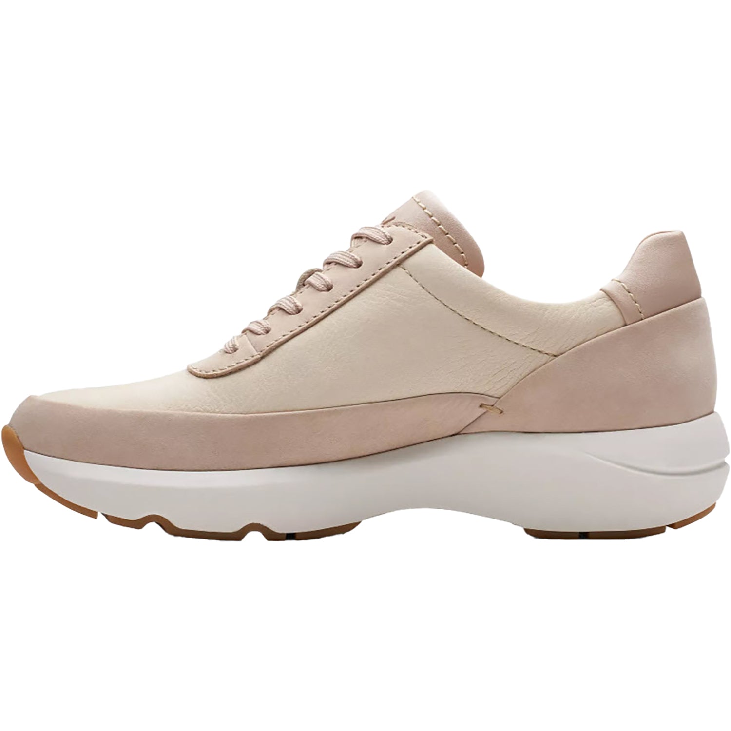 Clarks womens leather sneakers hot sale
