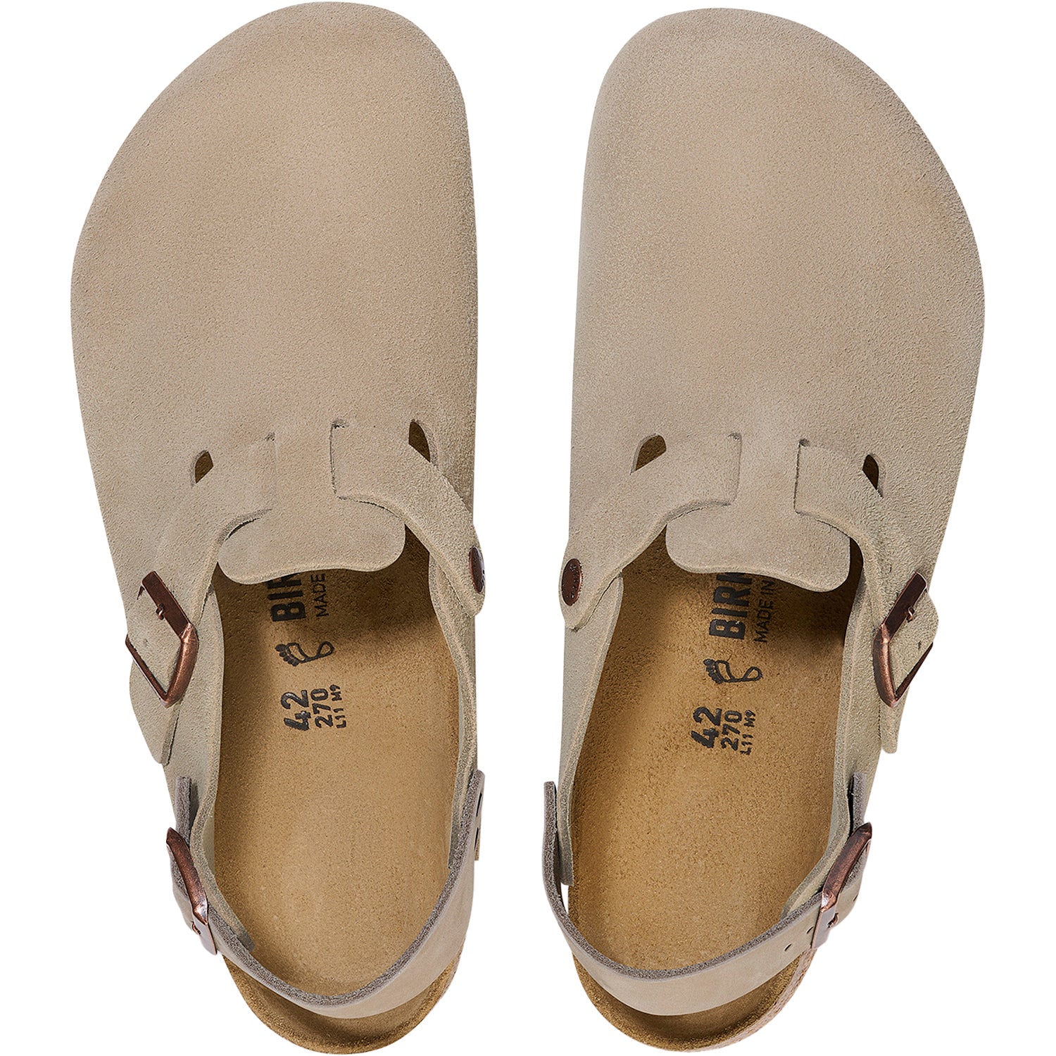 Unisex Birkenstock Unisex Birkenstock Tokio Taupe Suede Taupe Suede