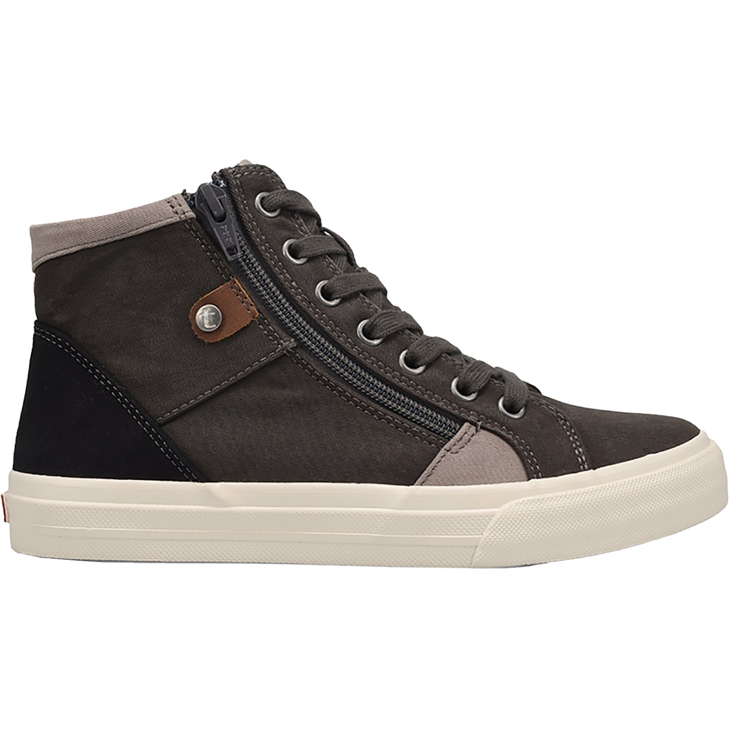Womens Taos Taos Top Soul Women's Sporty Lace Up Shoes Graphite/Black Vintage Canvas Graphite/Black Vintage Canvas