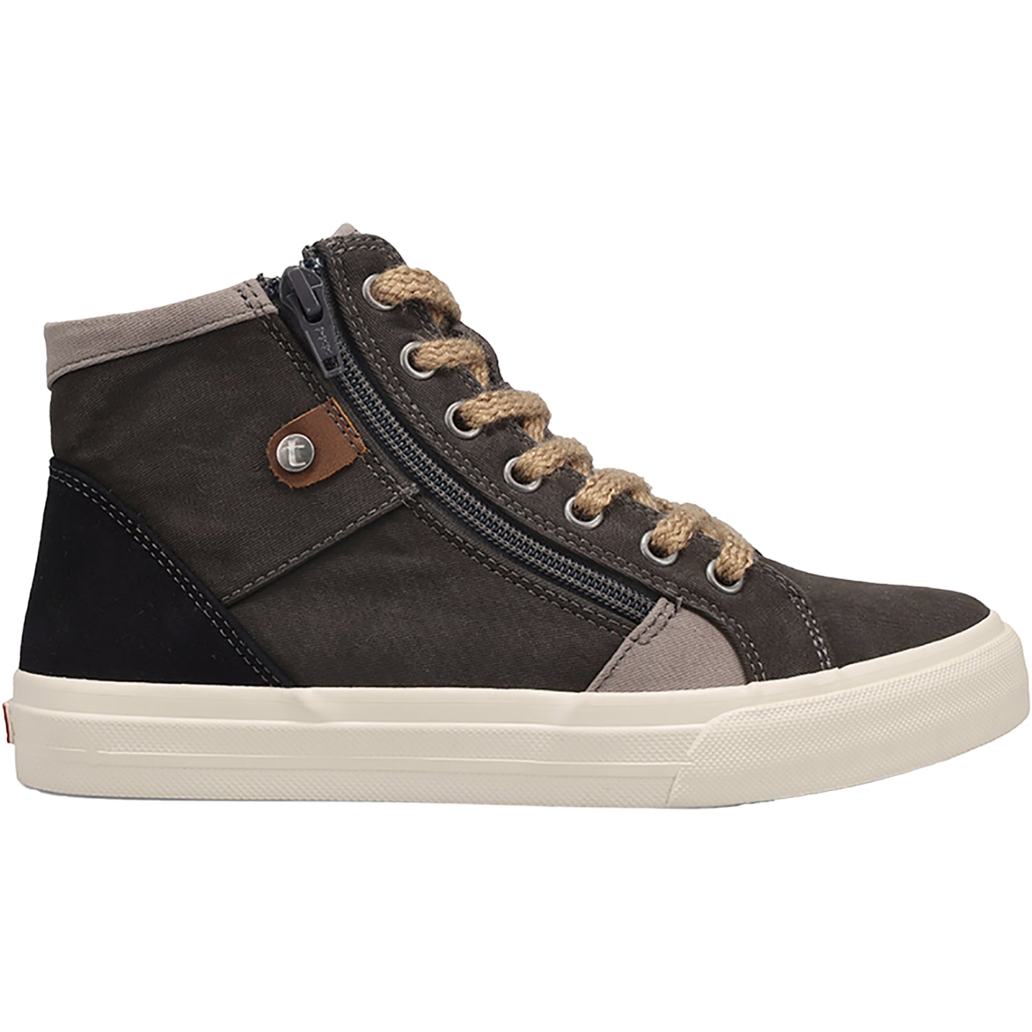 Womens Taos Taos Top Soul Women's Sporty Lace Up Shoes Graphite/Black Vintage Canvas Graphite/Black Vintage Canvas