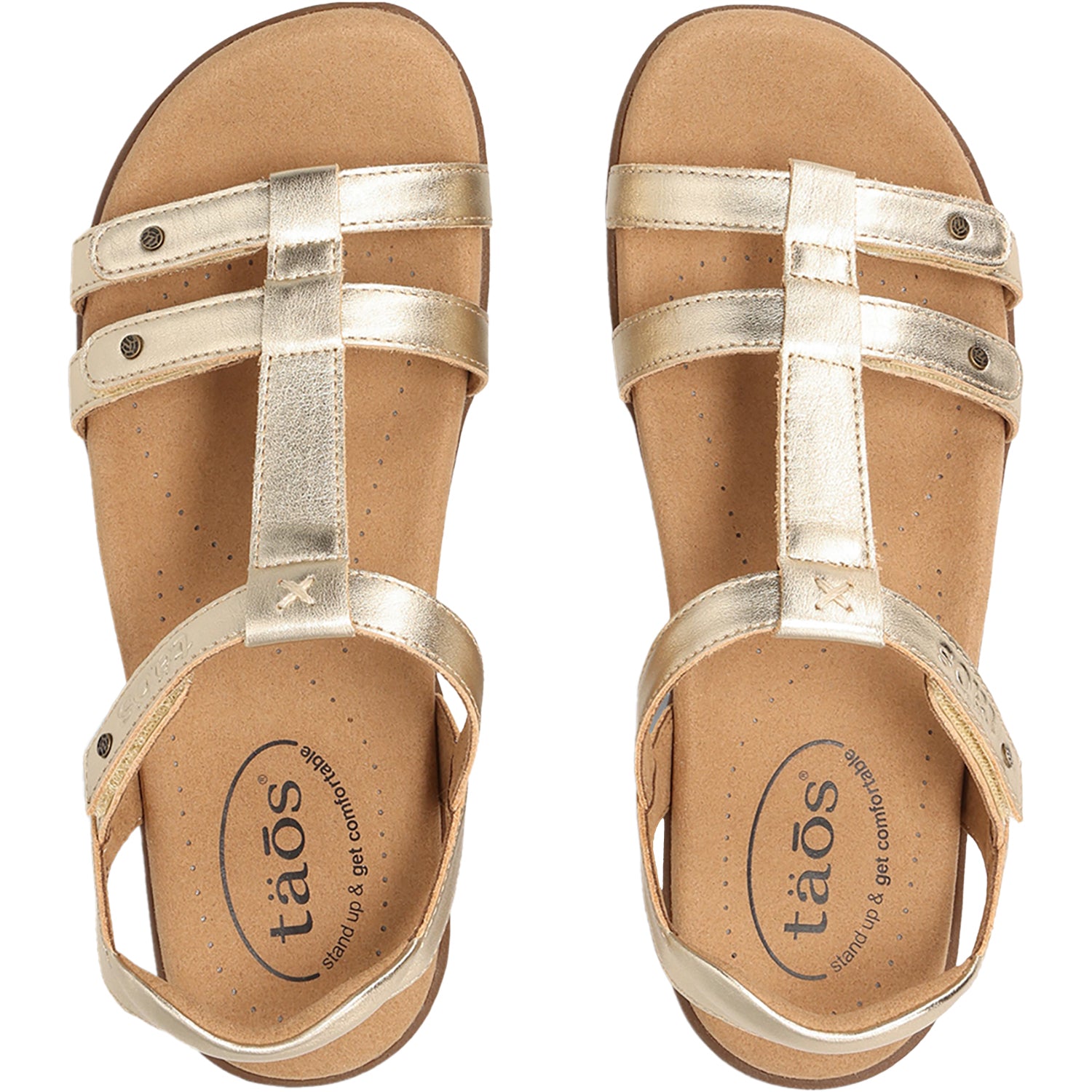 Womens Taos Taos Trophy 2 Women's Sandals Gold Gold