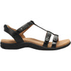 Womens Taos Taos Trophy 2 Women's Backstrap Sandals Black Leather Black Leather