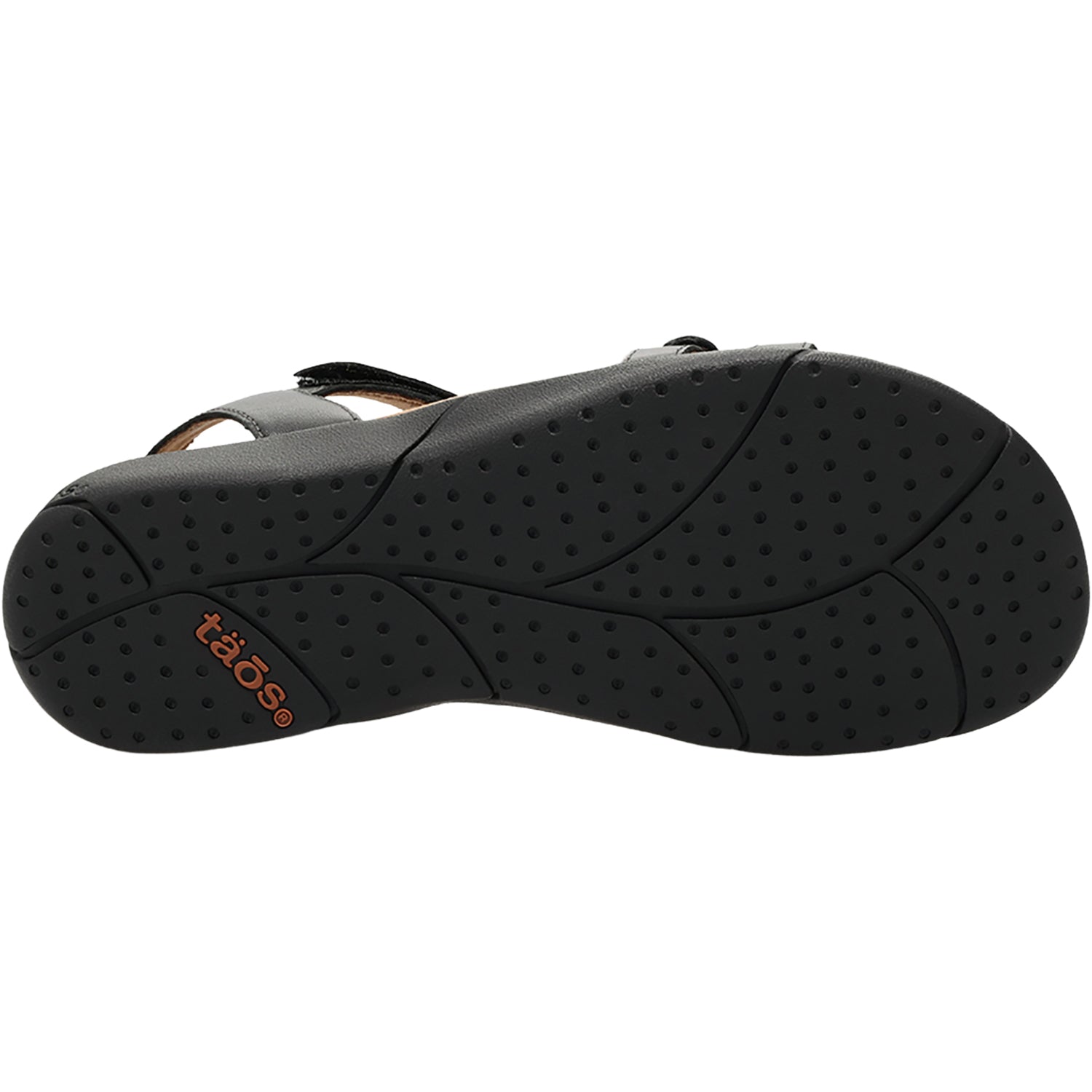 Womens Taos Taos Trophy 2 Women's Backstrap Sandals Black Leather Black Leather