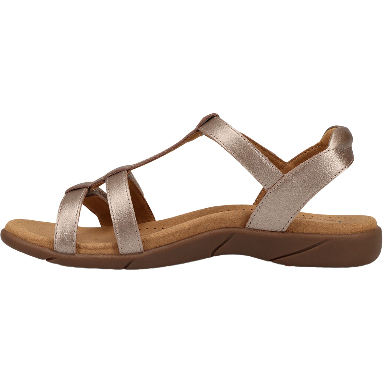 Womens Taos Taos Trophy 2 Women's Backstrap Sandals Champagne Leather Champagne Leather