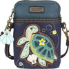  Chala Chala Turtle Cell Phone Crossbody Handbag Navy Navy