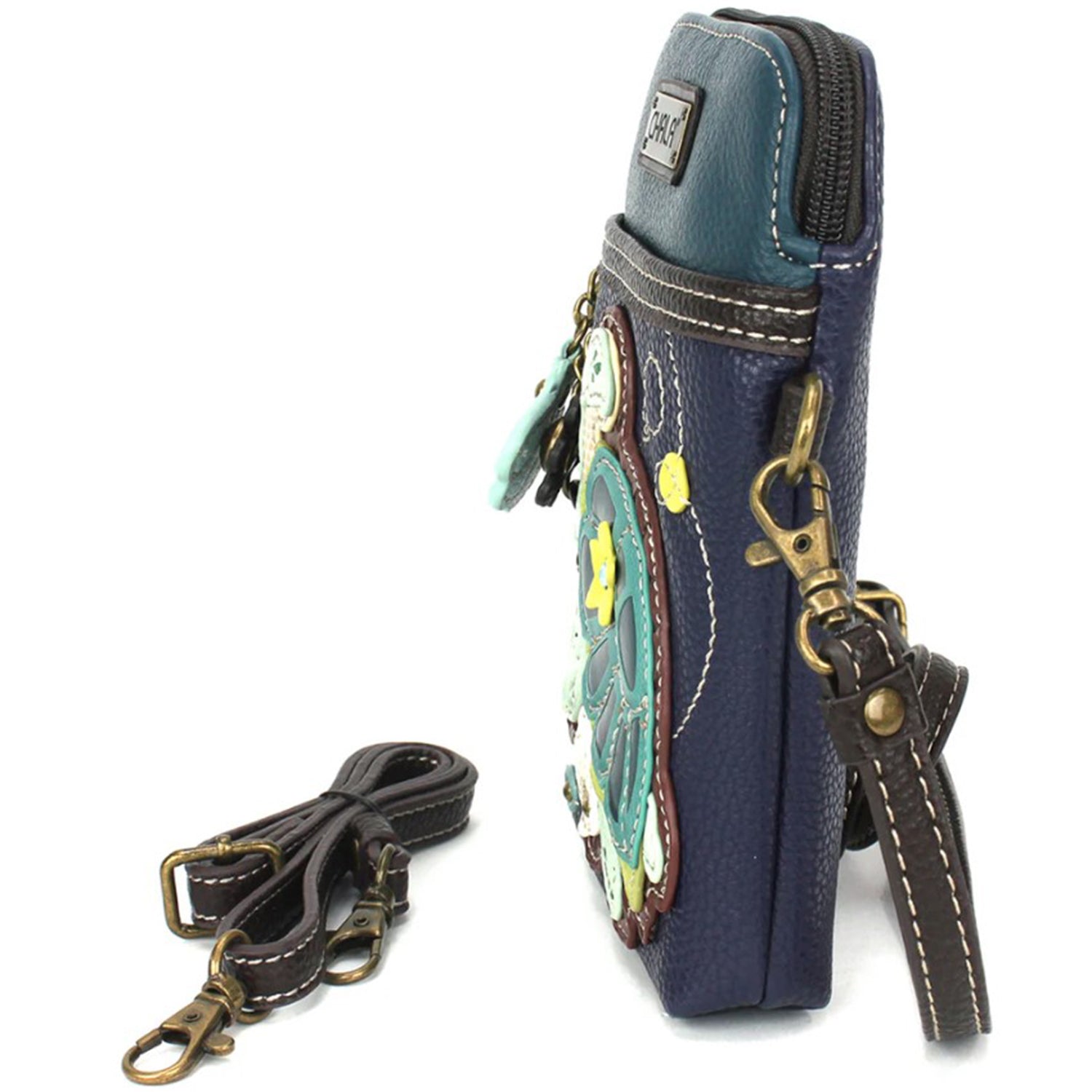 Chala Chala Turtle Cell Phone Crossbody Navy Navy