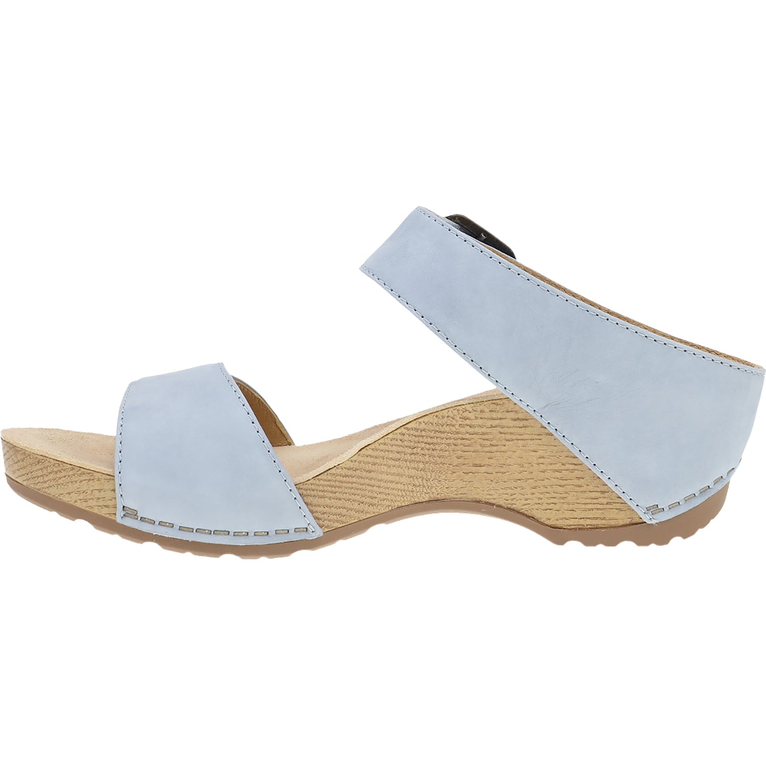 Womens Dansko Dansko Tanya Women's Wedge Sandals Sky Nubuck Sky Nubuck