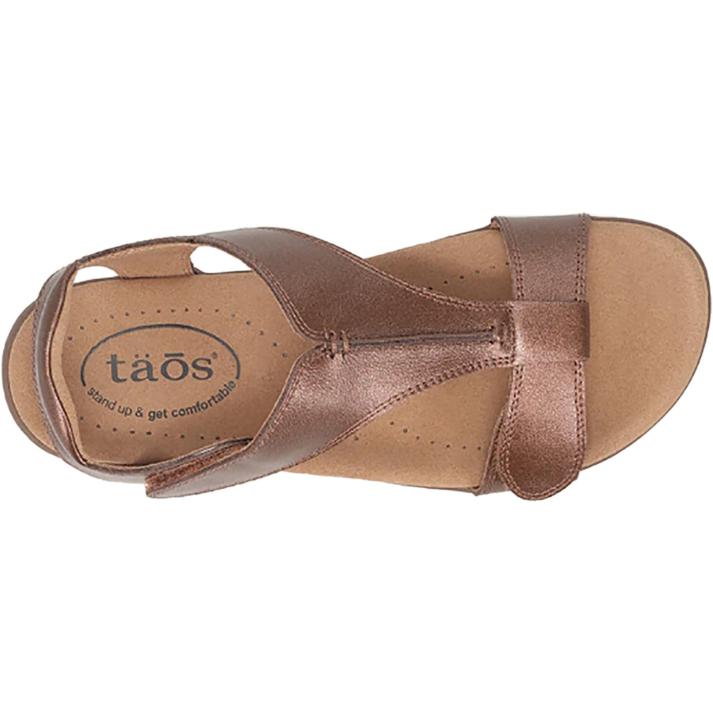 Womens Taos Women's Taos The Show Bronze Leather Bronze Leather