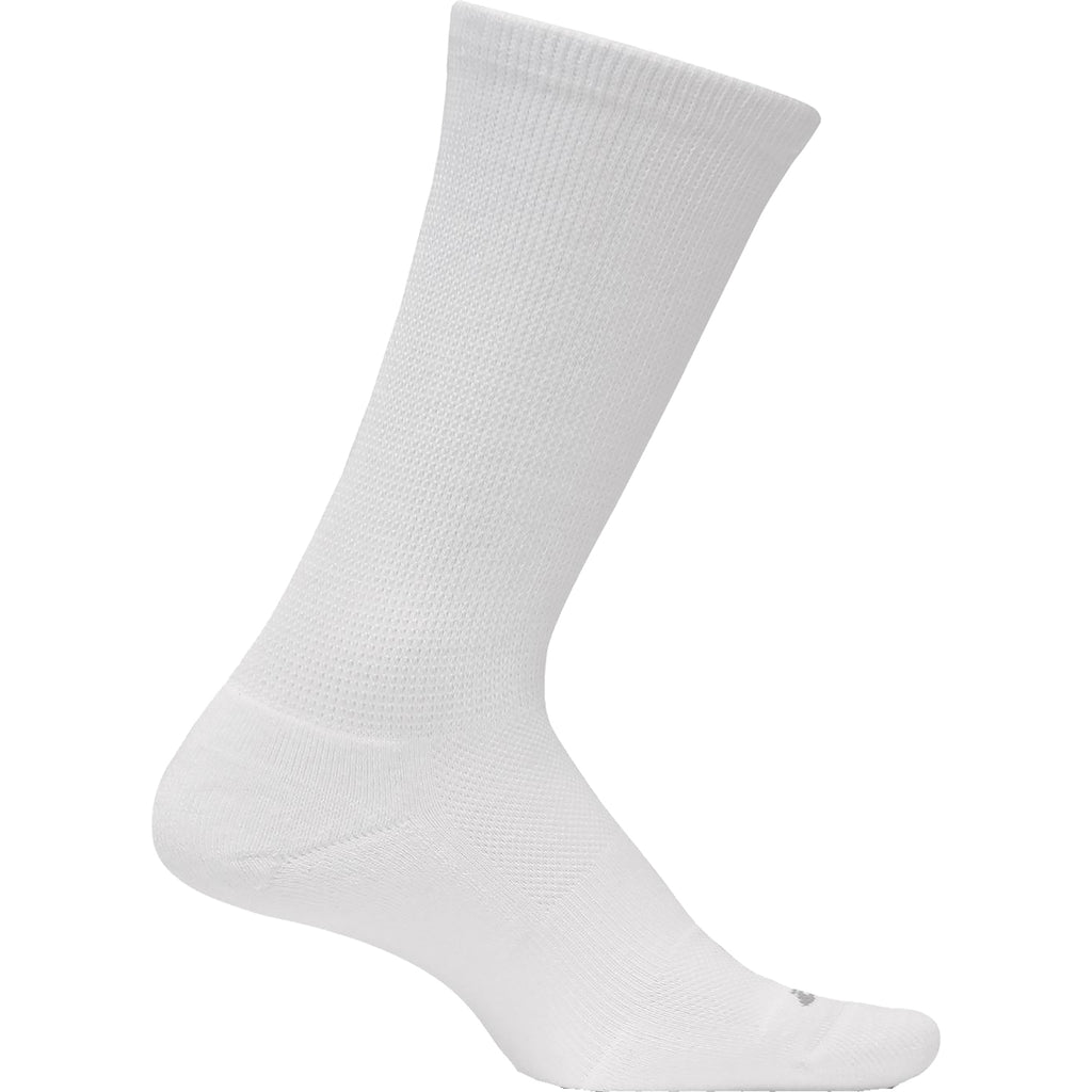 Unisex Feetures Unisex Feetures Therapeutic Crew Socks White White