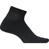 Unisex Feetures Unisex Feetures Therapeutic Quarter Socks Black Black