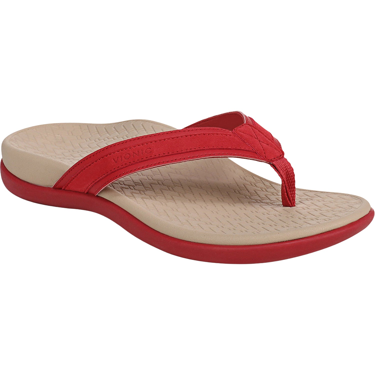 Womens Vionic Vionic Tide 20 Women's Thong Sandals Varsity Red Varsity Red