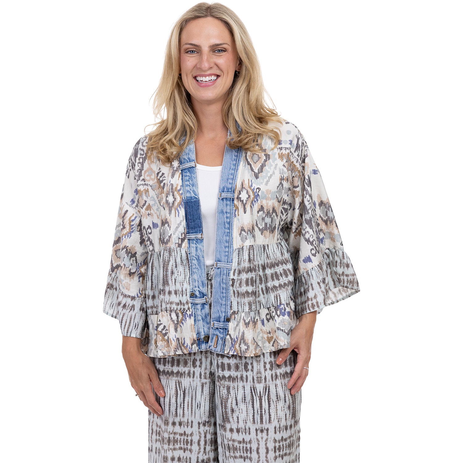 Womens Shannon passero Shannon Passero Tiffany Cardigan Women's Outerwear Liquid Mix Liquid Mix