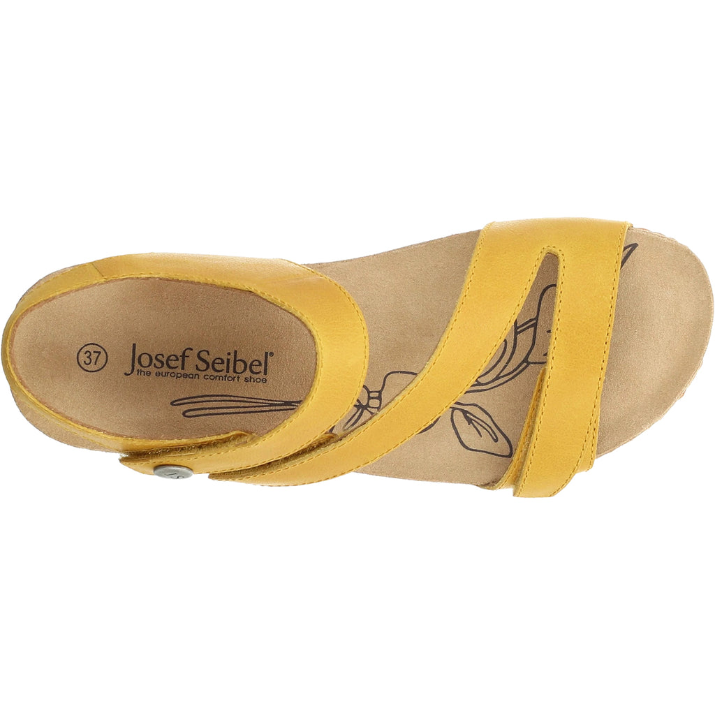 Womens Josef seibel Women's Josef Seibel Tonga 25 Yellow Leather Yellow Leather