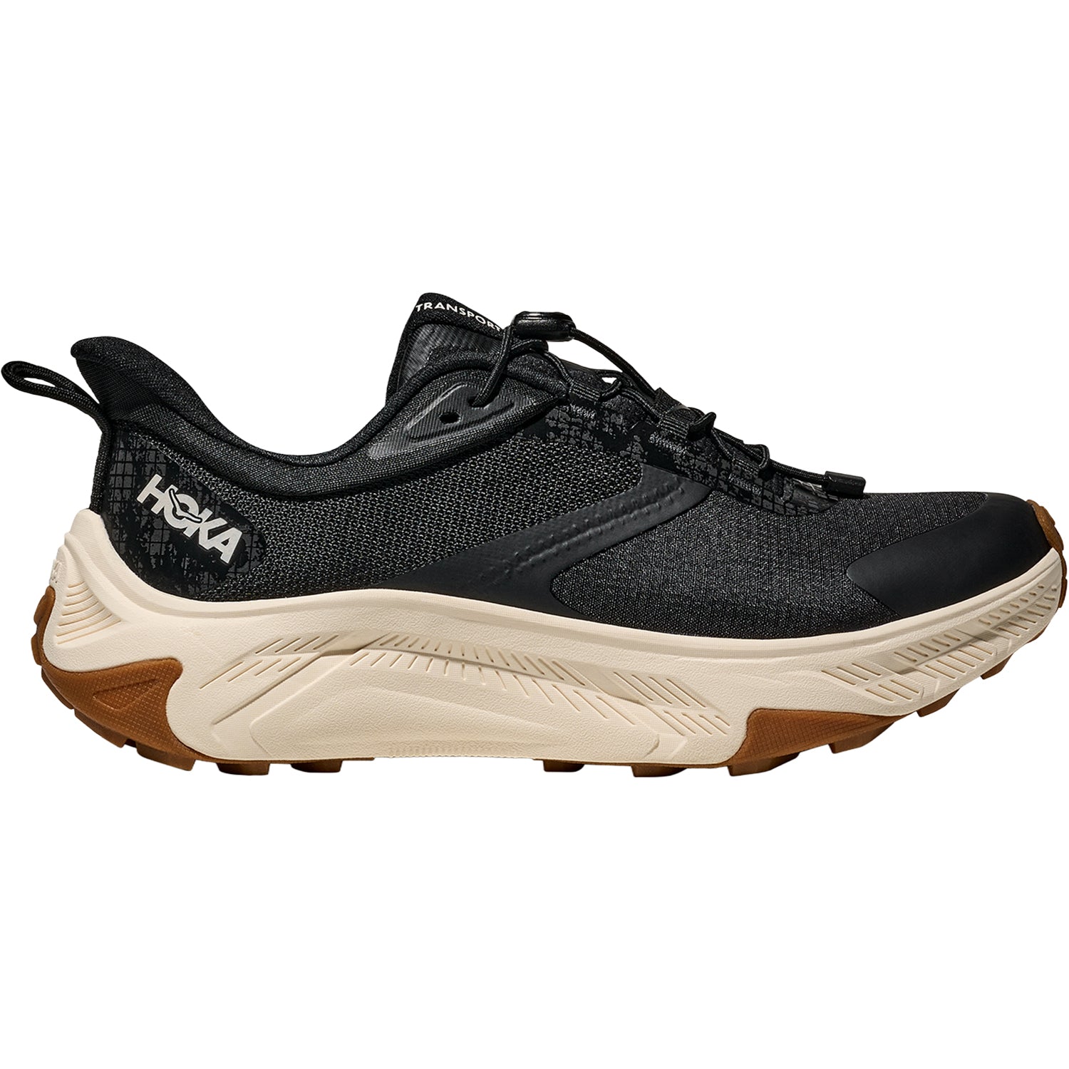 Womens Hoka one one Hoka Transport 2 (Neutral Support) Women's Athletic Shoes Black/Alabaster Black/Alabaster