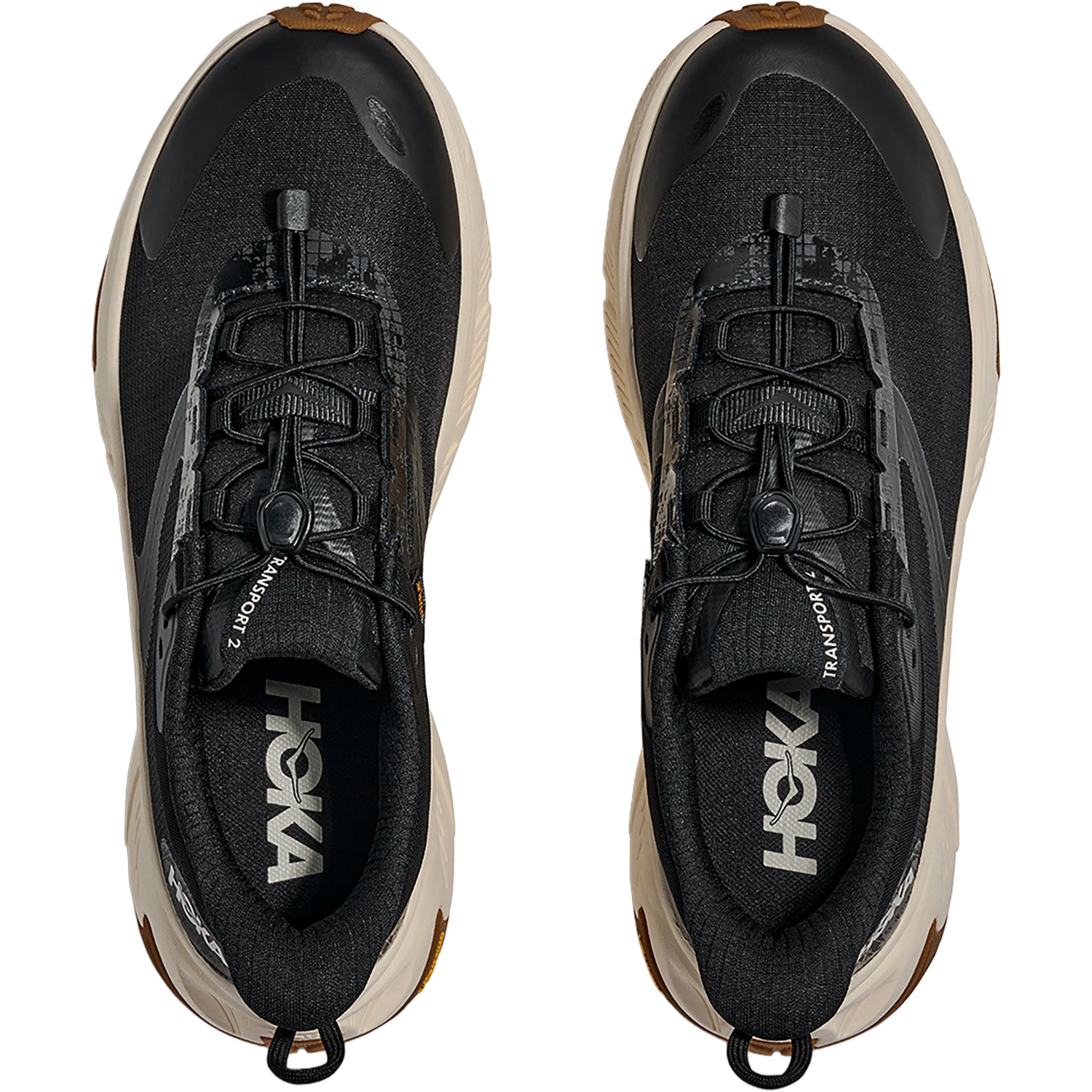 Womens Hoka one one Hoka Transport 2 (Neutral Support) Women's Athletic Shoes Black/Alabaster Black/Alabaster