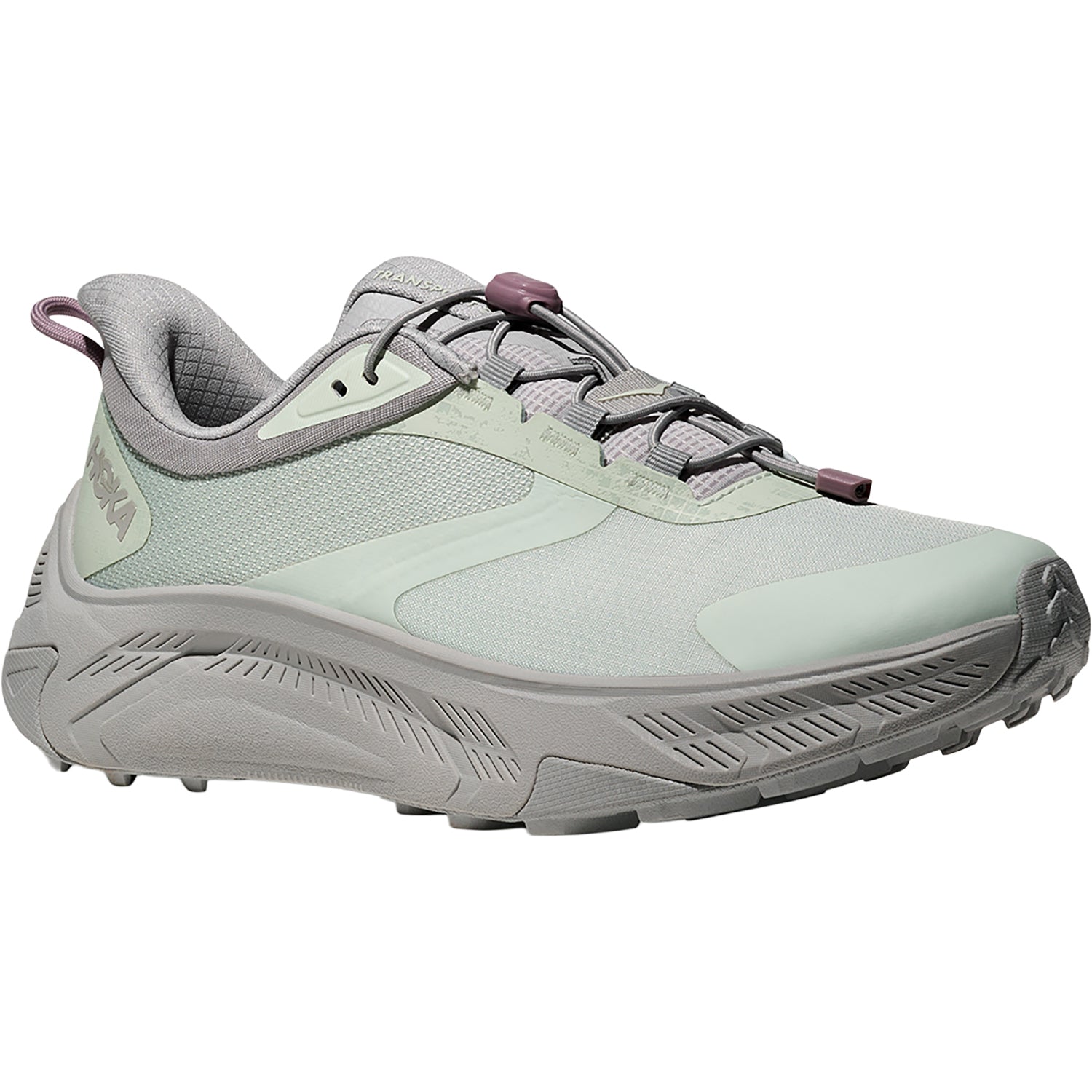 Womens Hoka one one Hoka Transport 2 (Neutral Support) Women's Athletic Shoes Trail Shoes Stardust/Sea Glass Stardust/Sea Glass