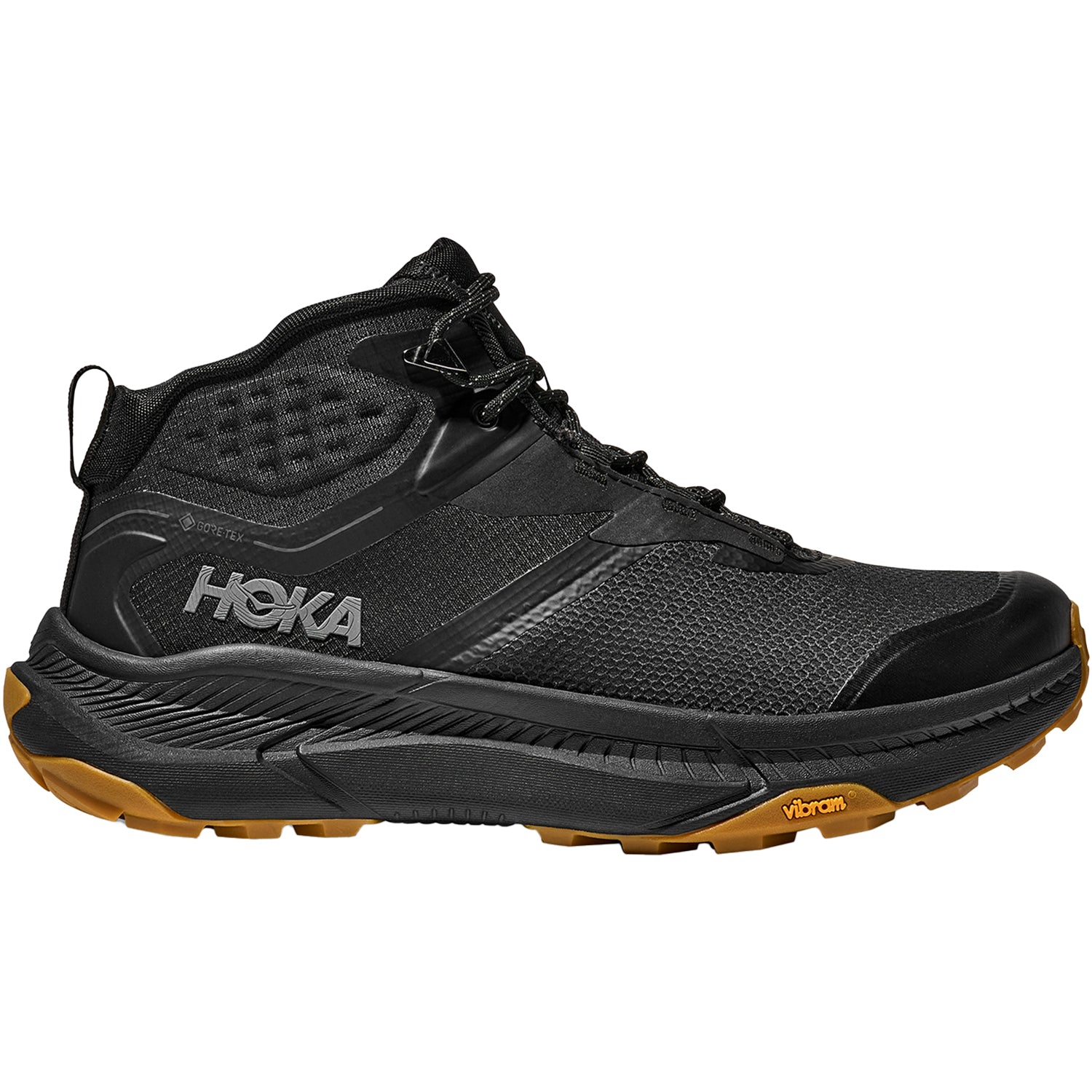 Men's Hoka Transport Hike GTX Black/Black – Footwear etc.
