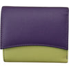  Ili new york ili New York Two Tone Pocket Wallet Purple/Pear Purple/Pear