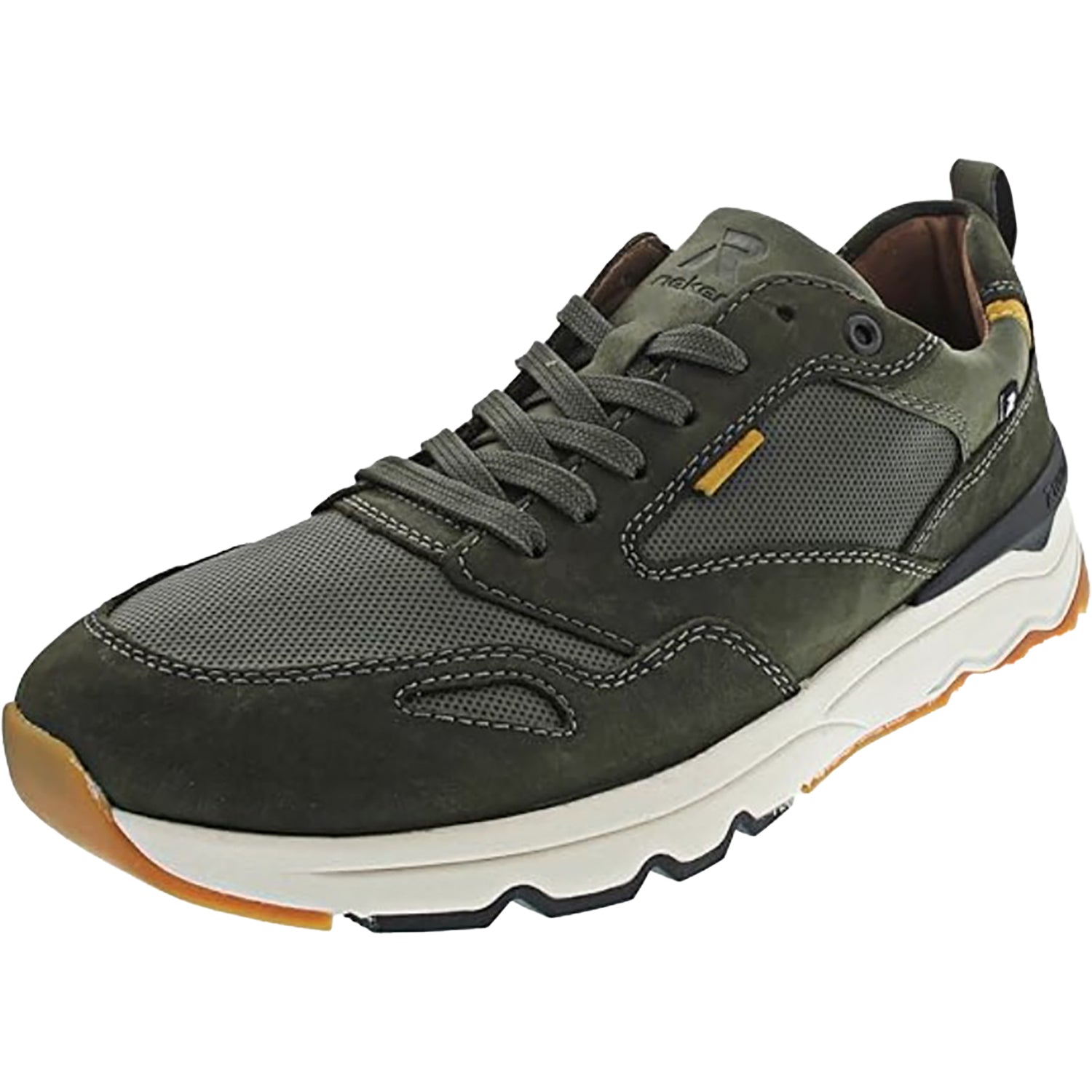 Mens Rieker Rieker U0903-54 Zed 03 Men's Lace Up Shoes Moor/Moor/Honig/Liang Moor/Moor/Honig/Liang