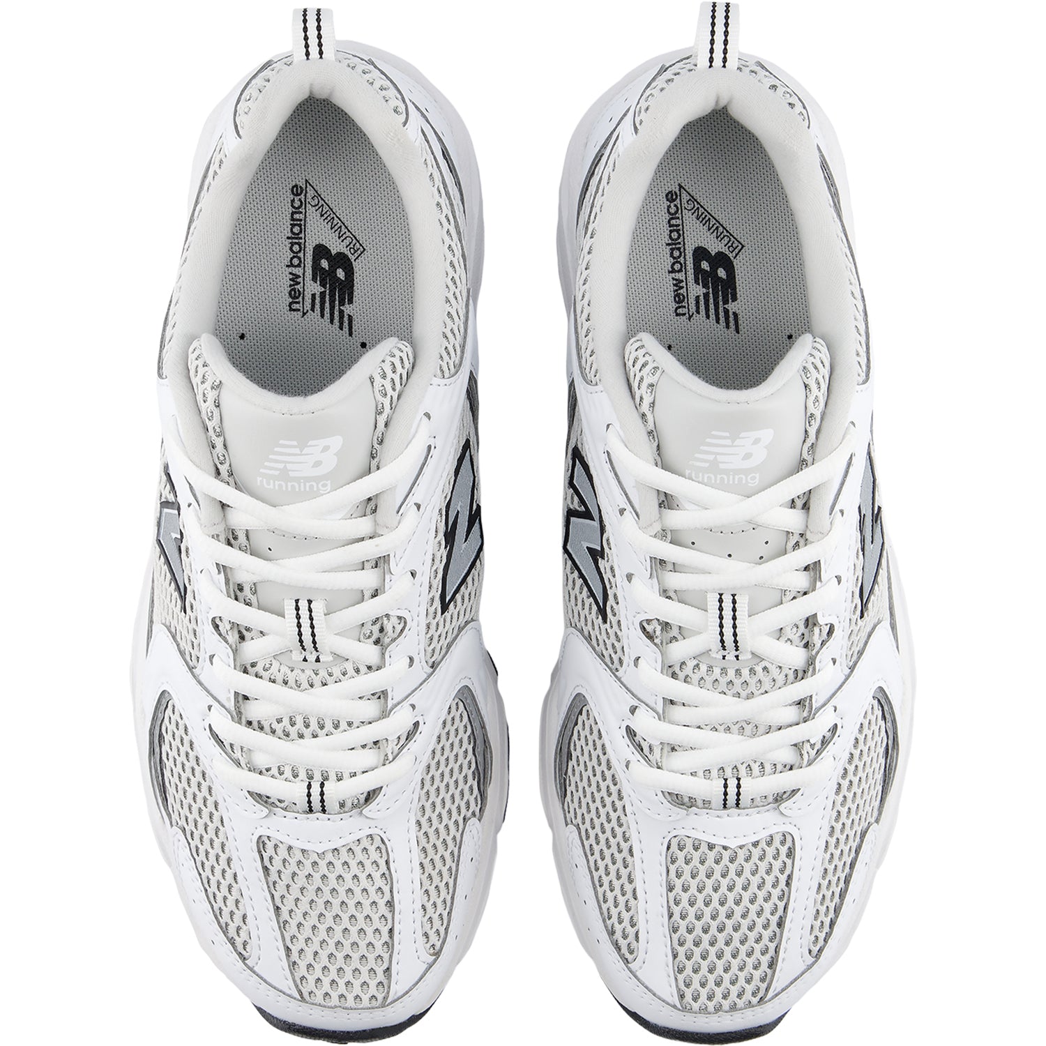 Unisex New balance New Balance 530 (Neutral Support) Unisex Athletic Shoes U530KLB White/Silver Metallic White/Silver Metallic
