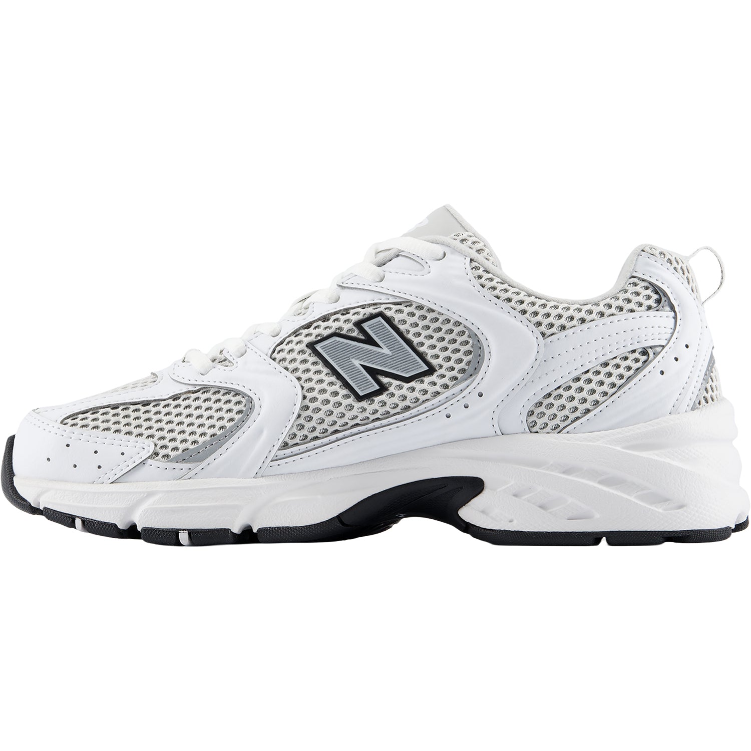 Unisex New balance New Balance 530 (Neutral Support) Unisex Athletic Shoes U530KLB White/Silver Metallic White/Silver Metallic