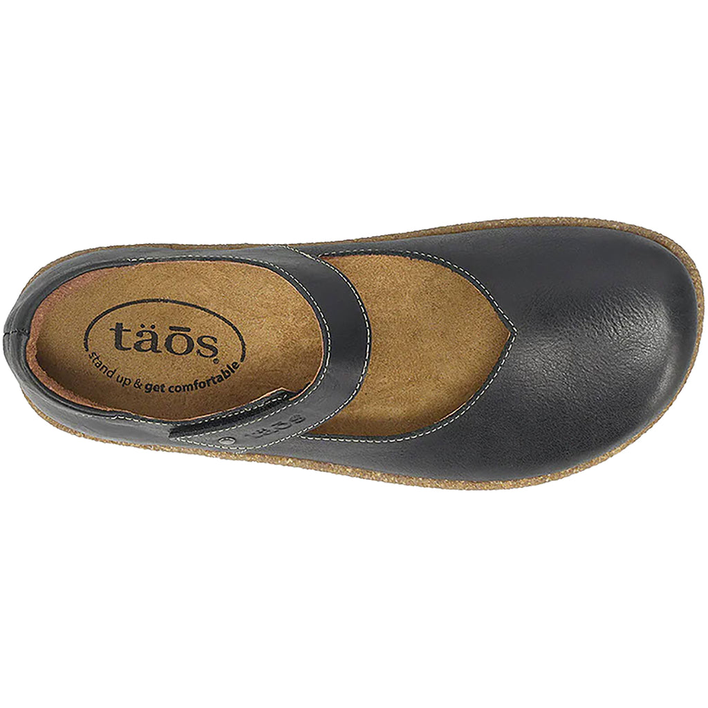 Womens Taos Women's Taos Ultimate Black Leather Black Leather