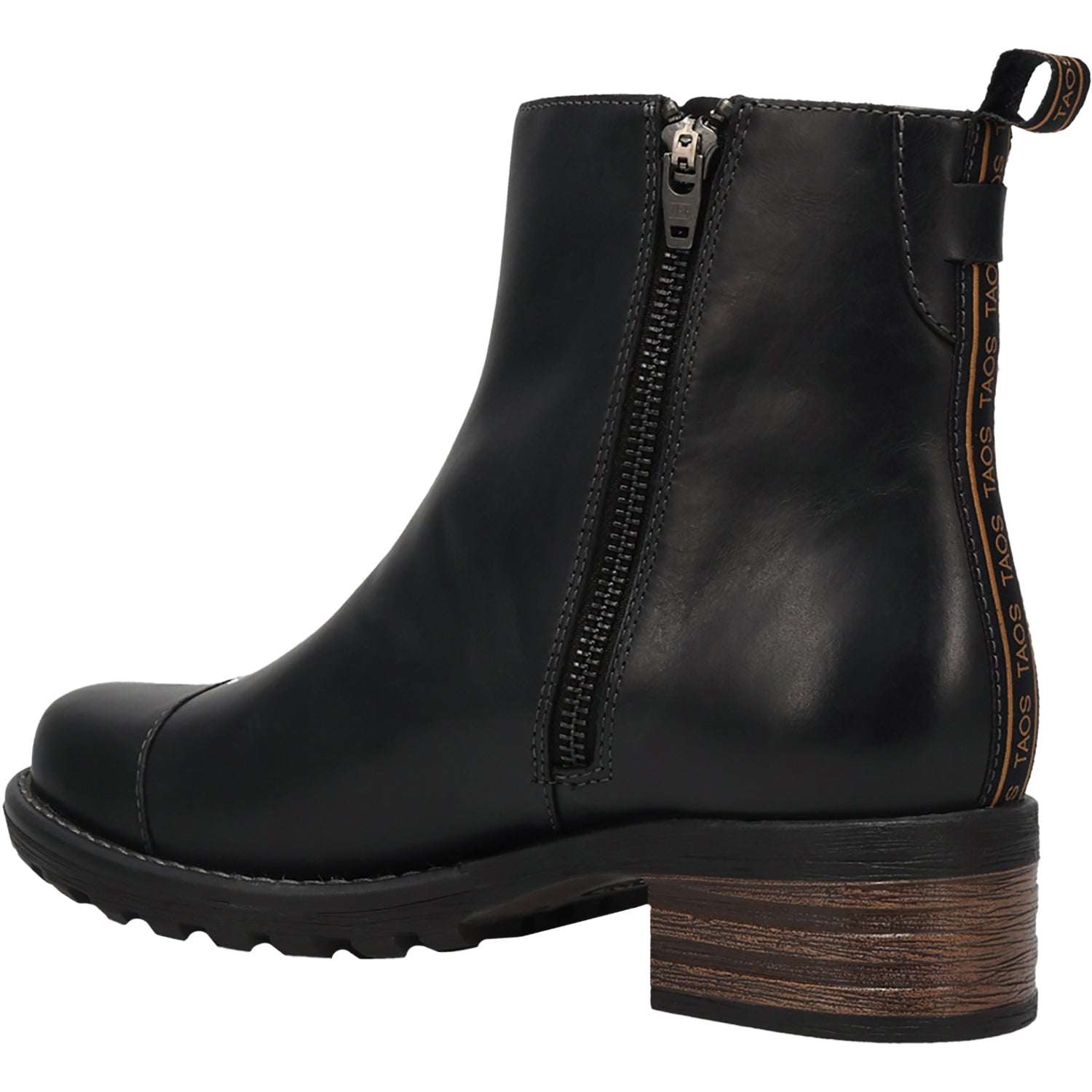 Womens Taos Women's Taos Uptown Black Leather Black Leather