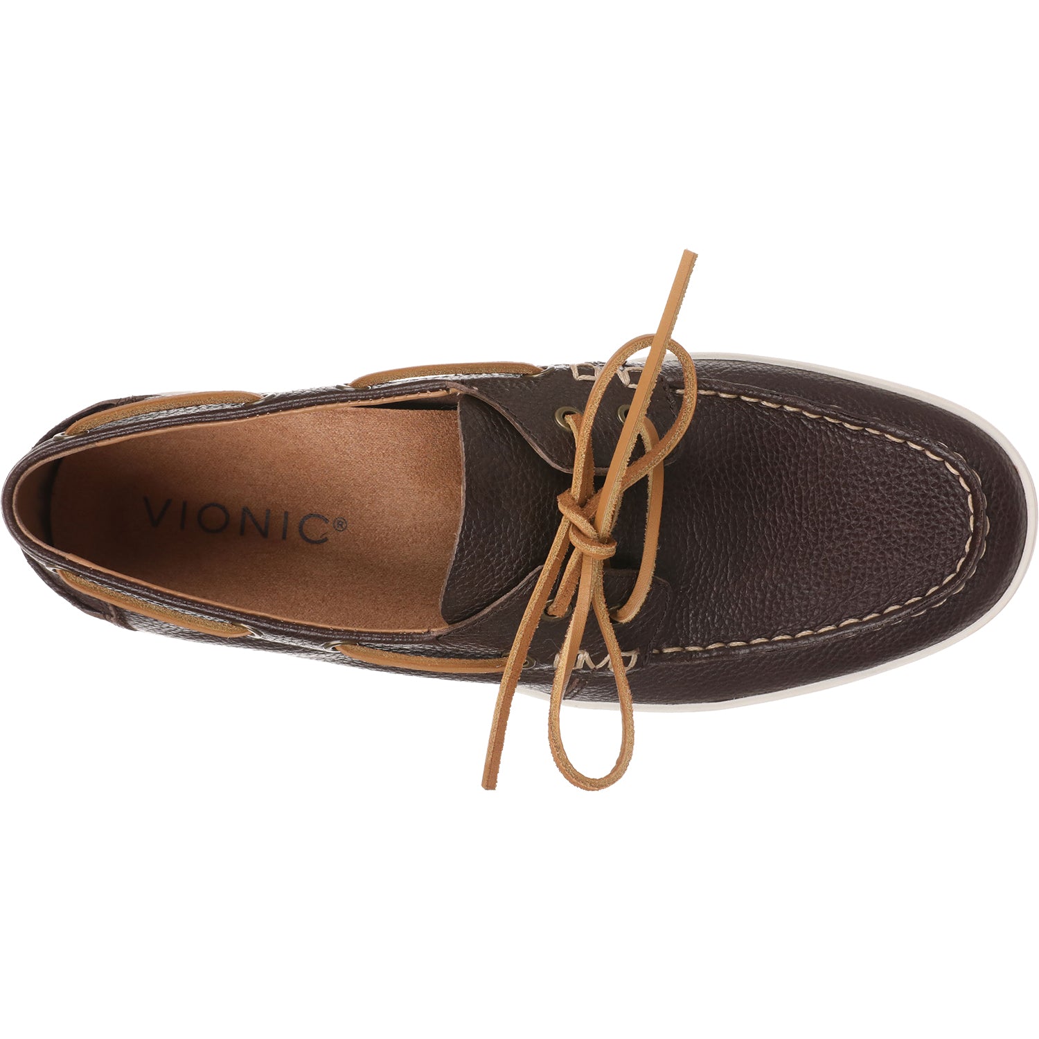 Men's Vionic Uptown Boat Chocolate Ganache – Footwear
