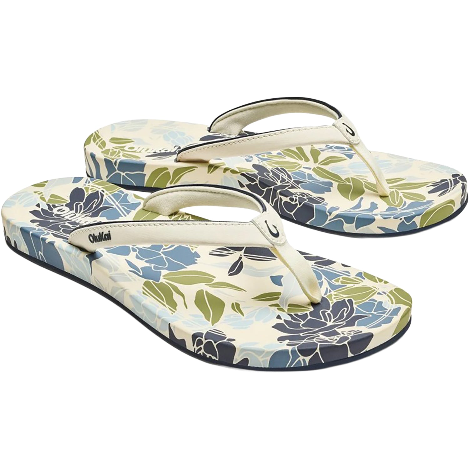 Womens Olukai OluKai 'Uiki Women's Sandals Mood Indigo/Pa'i Moodf Indigo/Pa'i